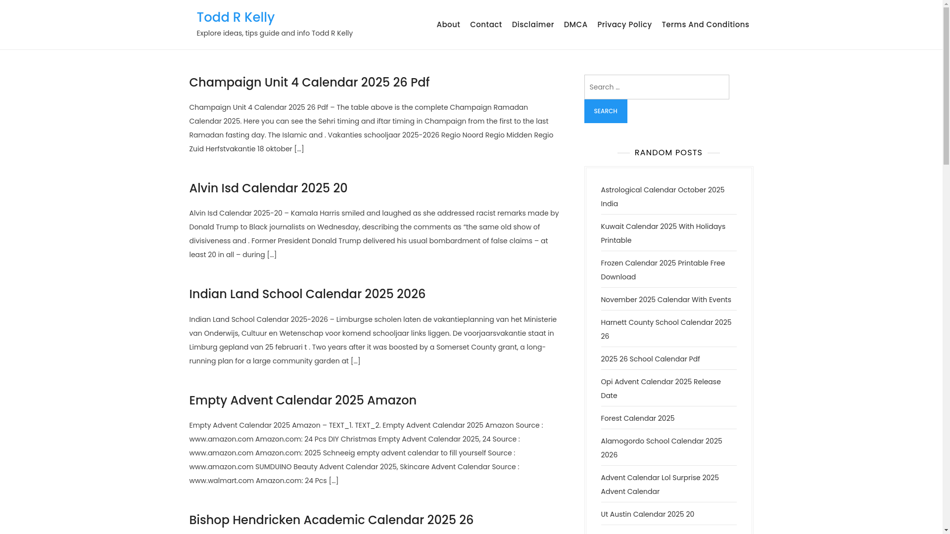 website screenshot of https://toddrkellym.pages.dev/