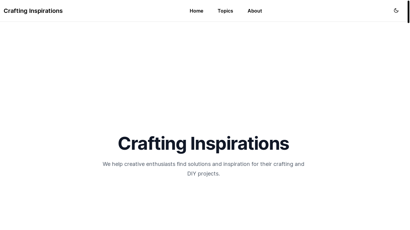 website screenshot of https://craftinginspirations-com.pages.dev/