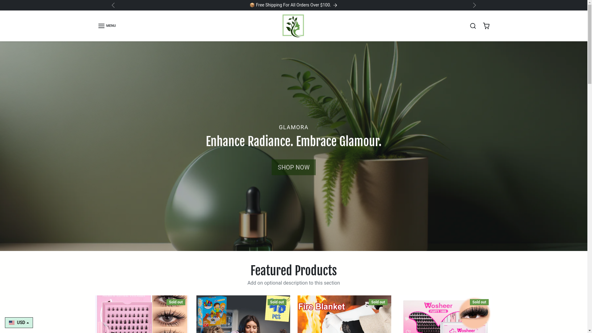 website screenshot of https://nevinanaturals.store/