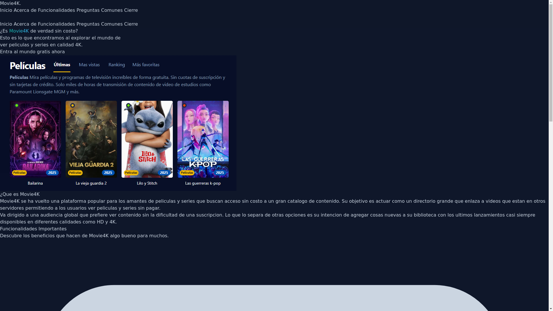 website screenshot of https://movie4k-dhg4.pages.dev/
