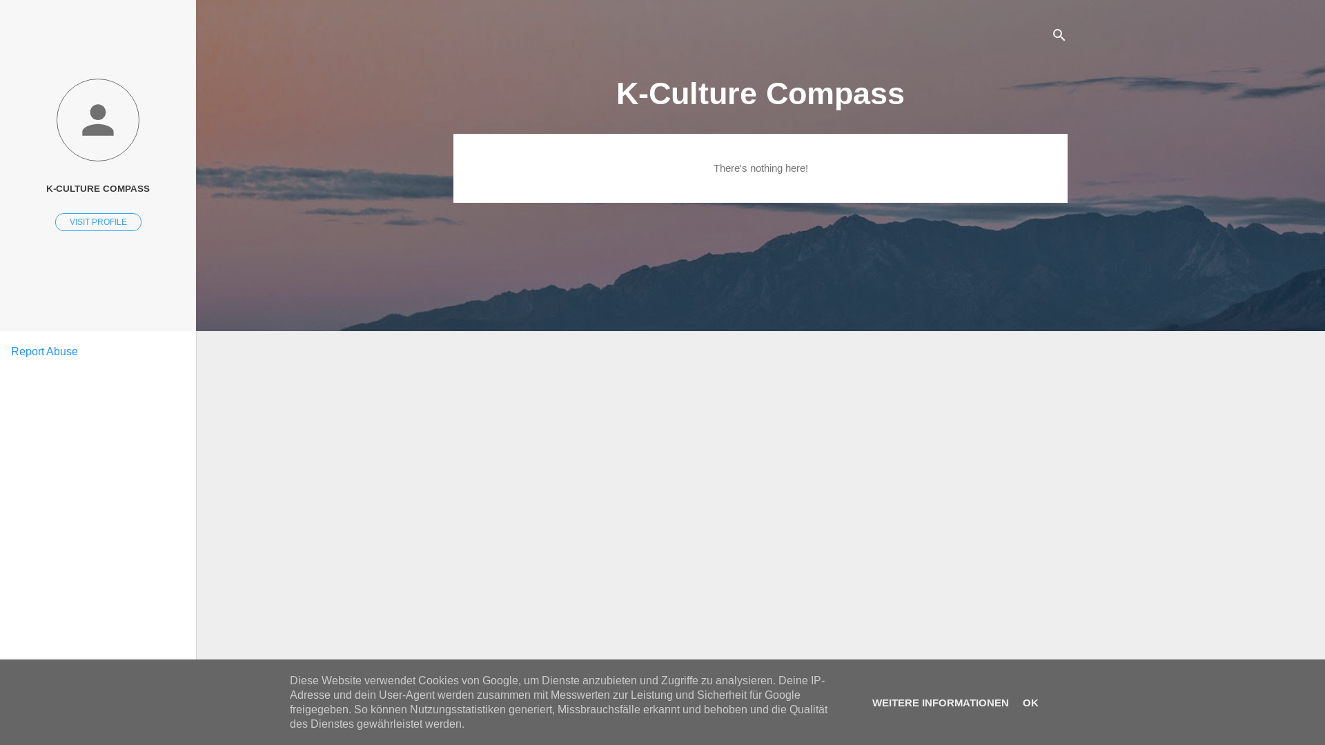 website screenshot of https://k-culture-compass.com/