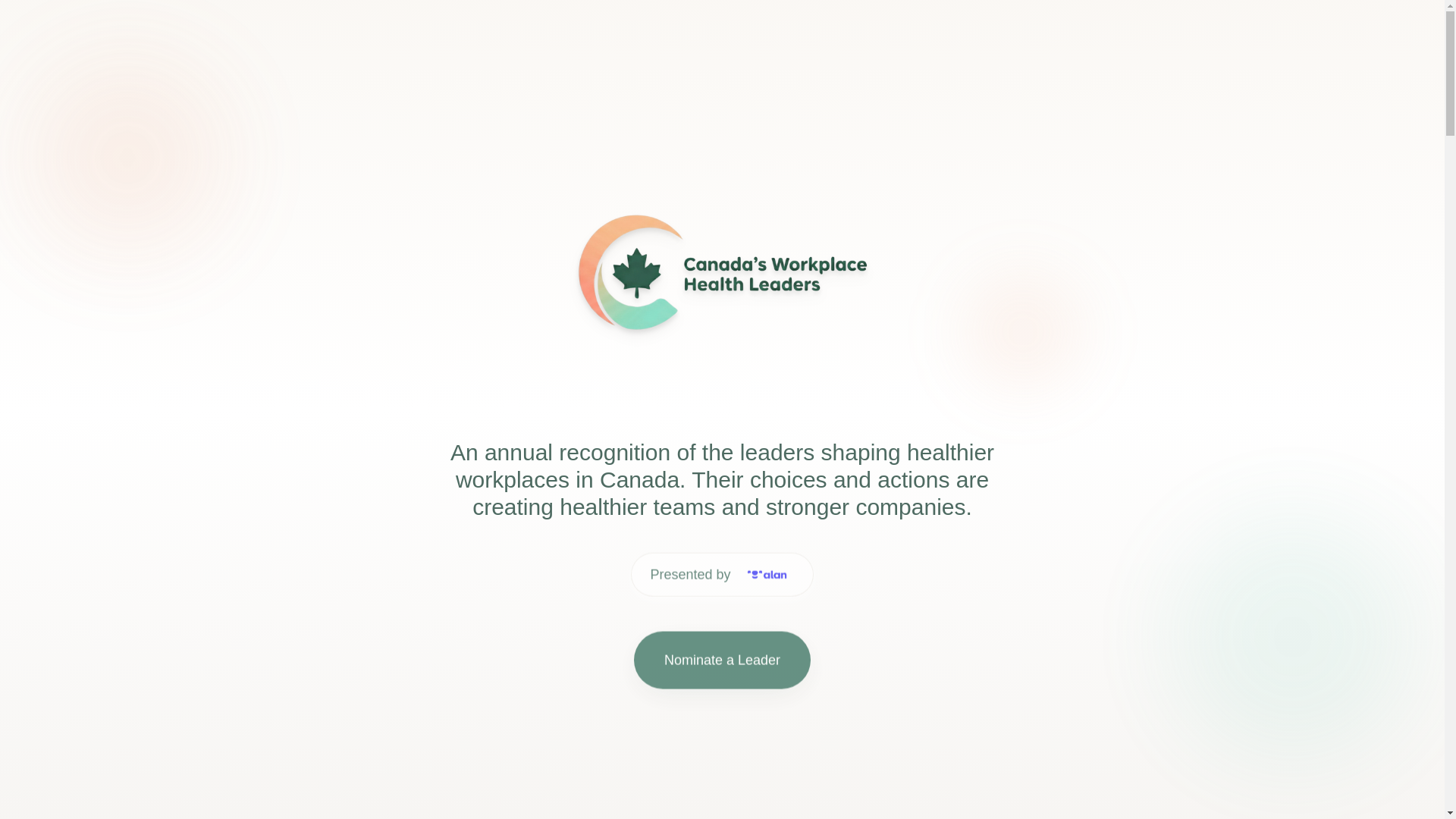 website screenshot of https://canadasworkplacehealthleaders.com/