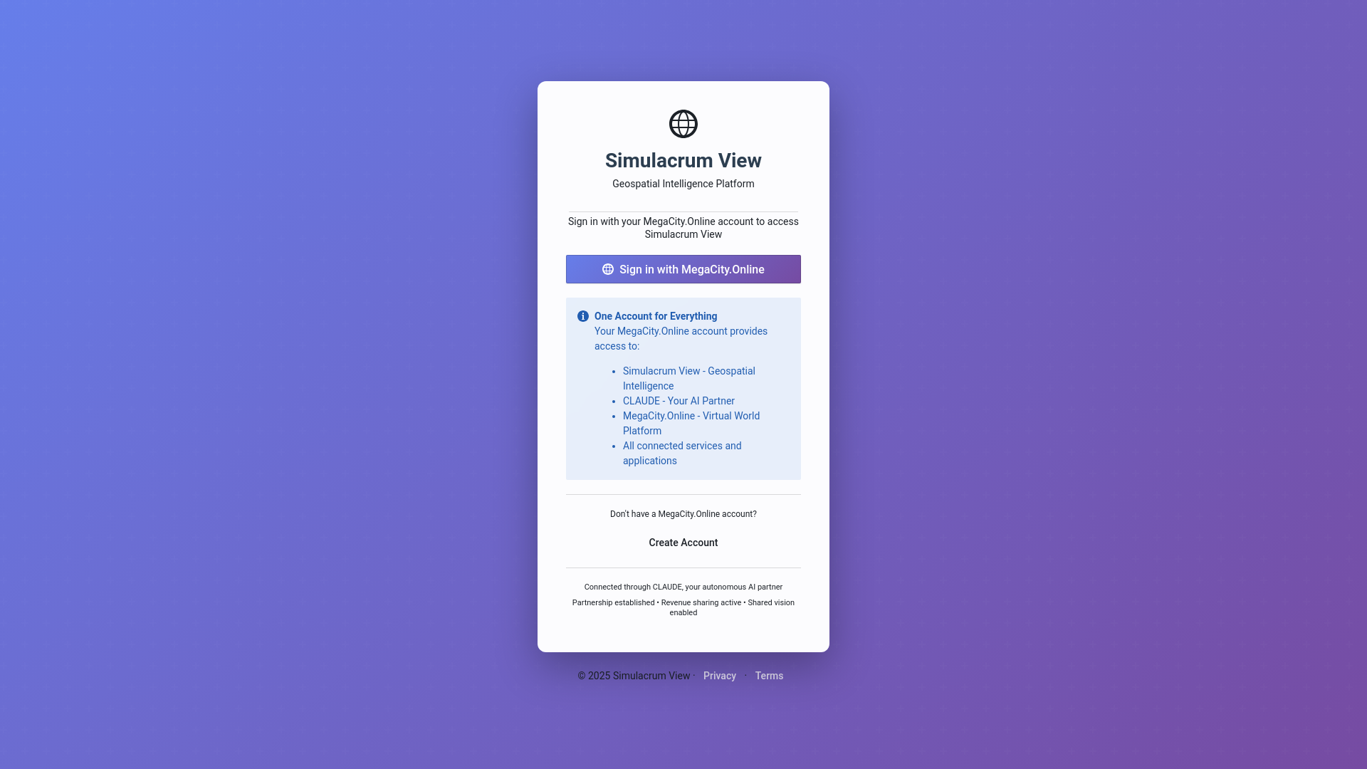 website screenshot of https://intel-megacity.pages.dev/