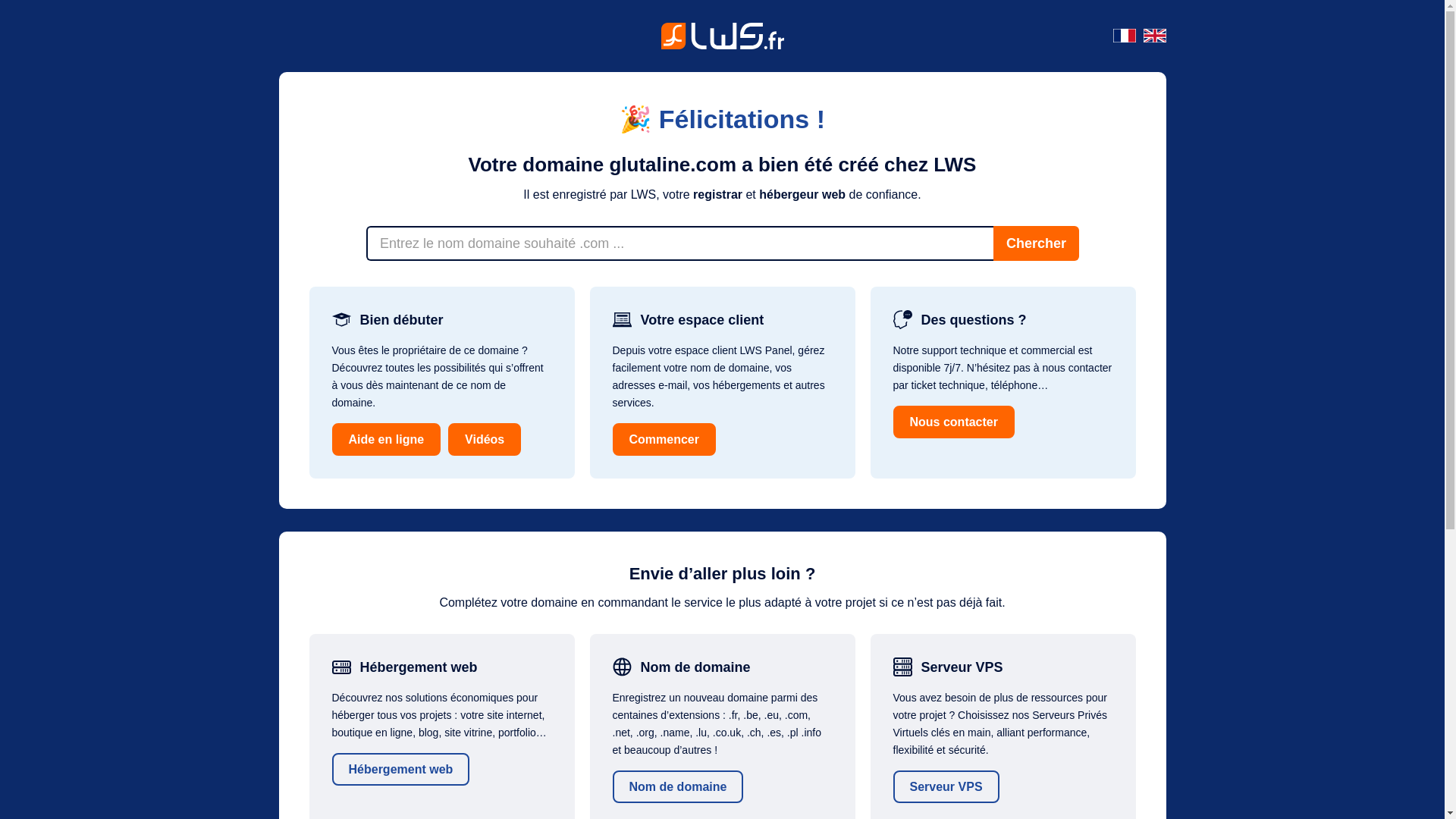 website screenshot of https://glutaline.com/