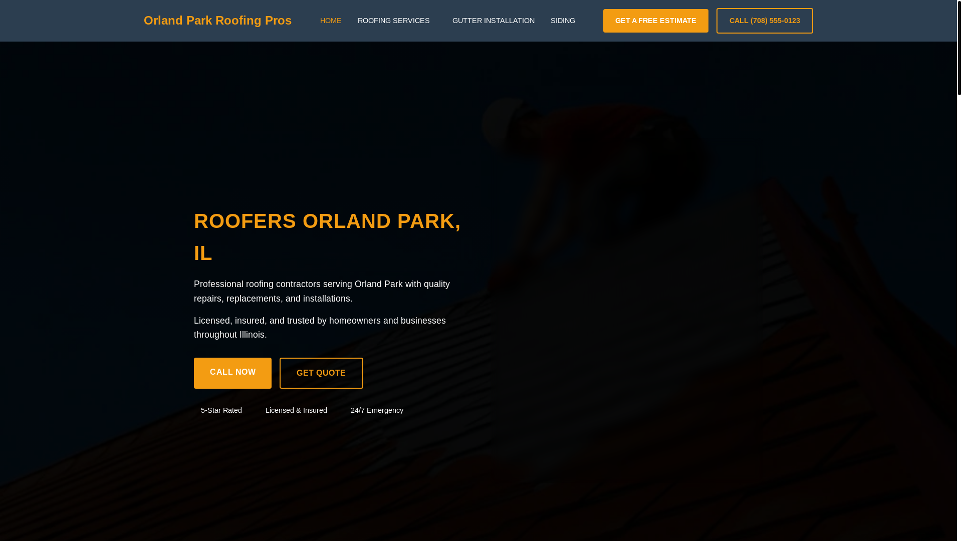 website screenshot of https://roofersoverlandpark.pages.dev/