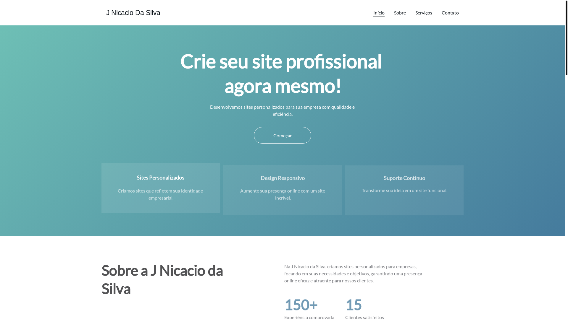website screenshot of https://nicacioltda.shop/