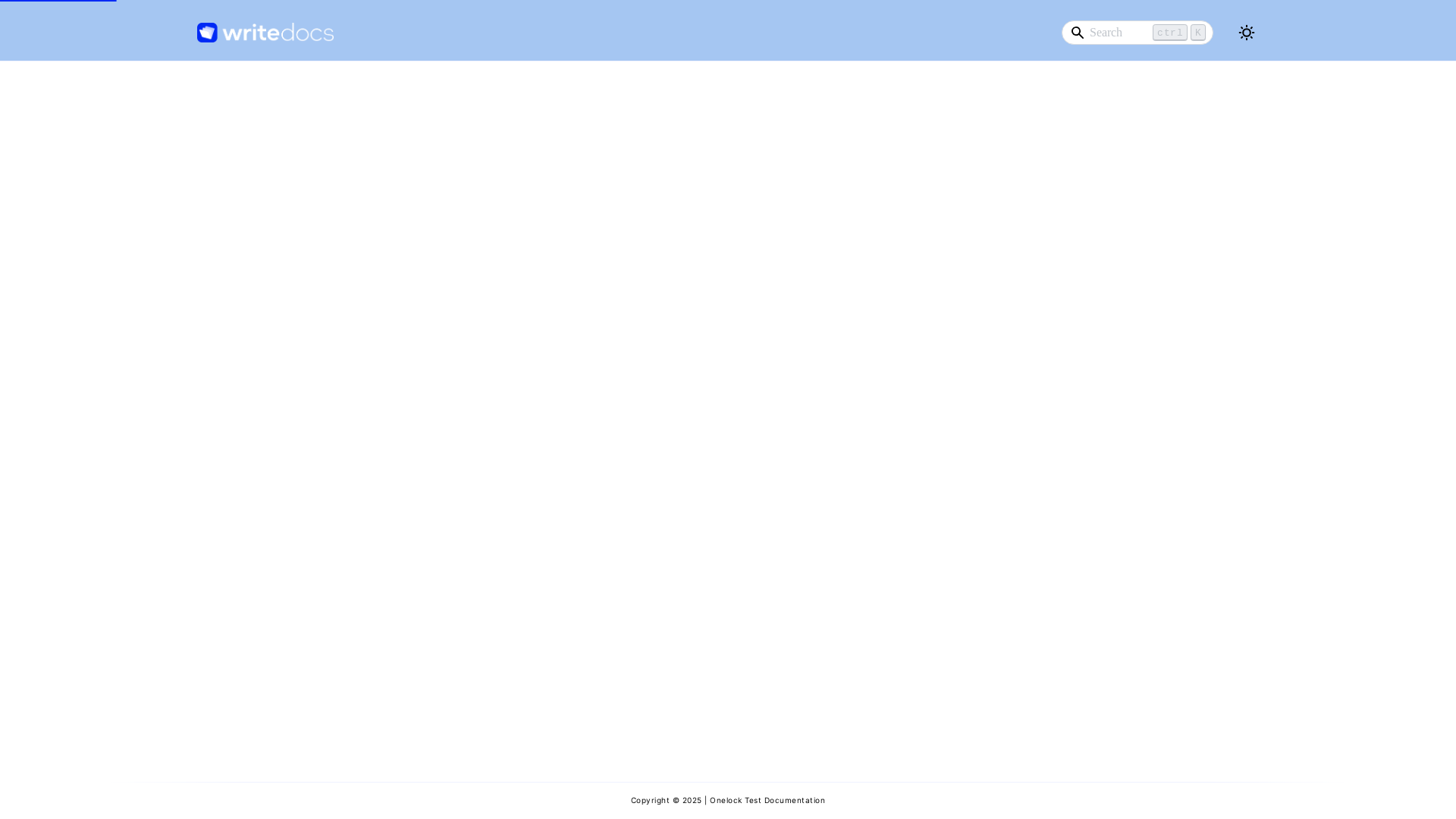 website screenshot of https://onelock-test-docs.pages.dev/