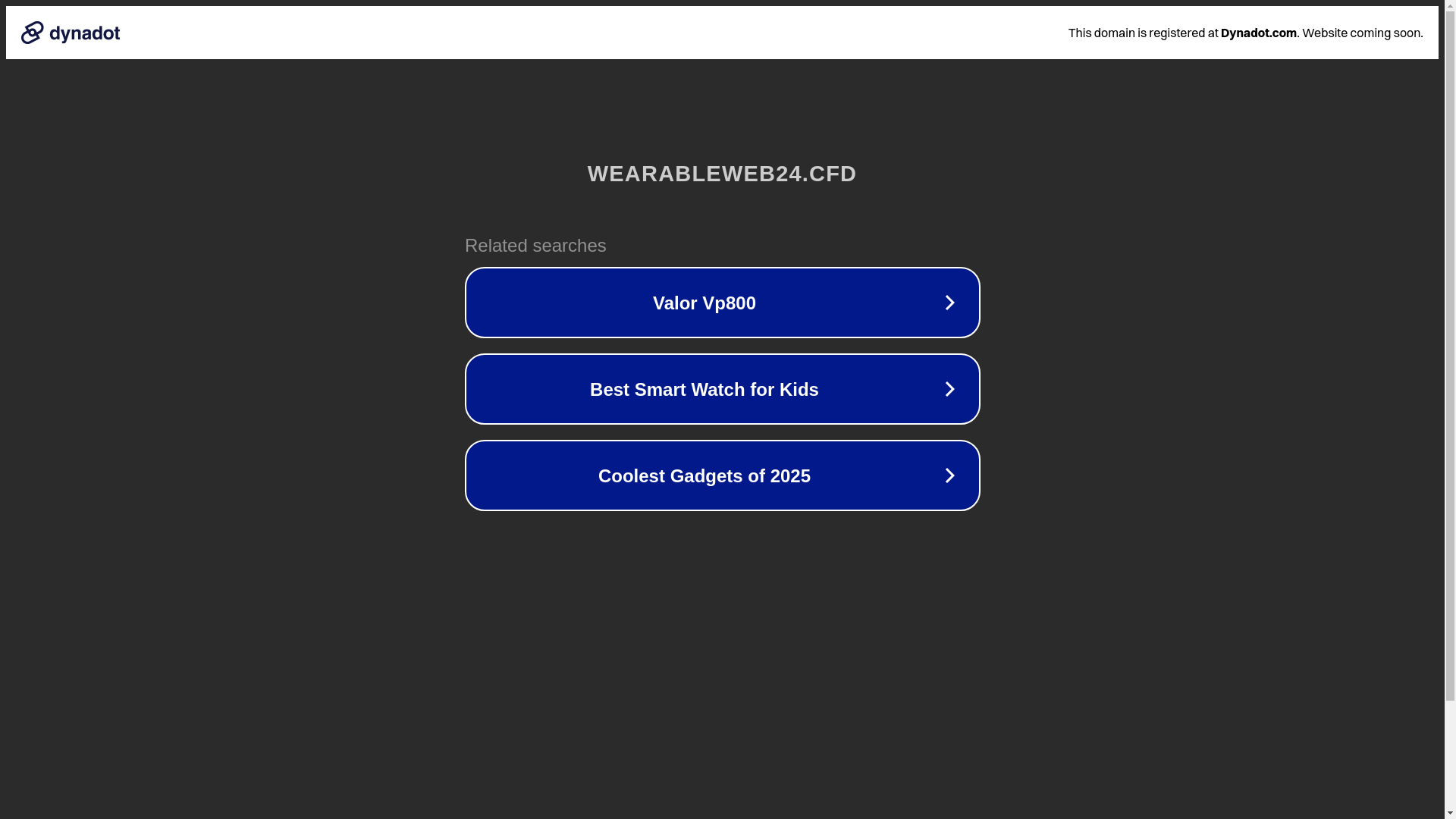 website screenshot of https://wearableweb24.cfd/
