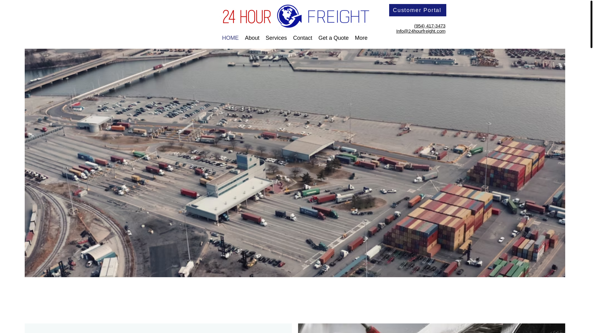 website screenshot of https://24hourheavyhaul.com/