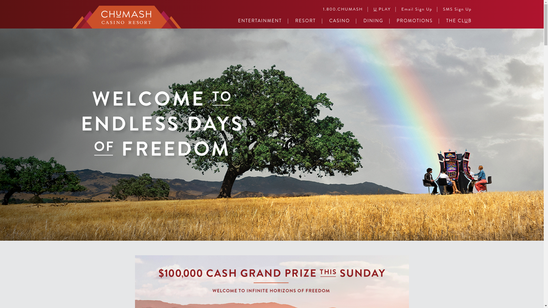 website screenshot of https://kumashcasino.com/