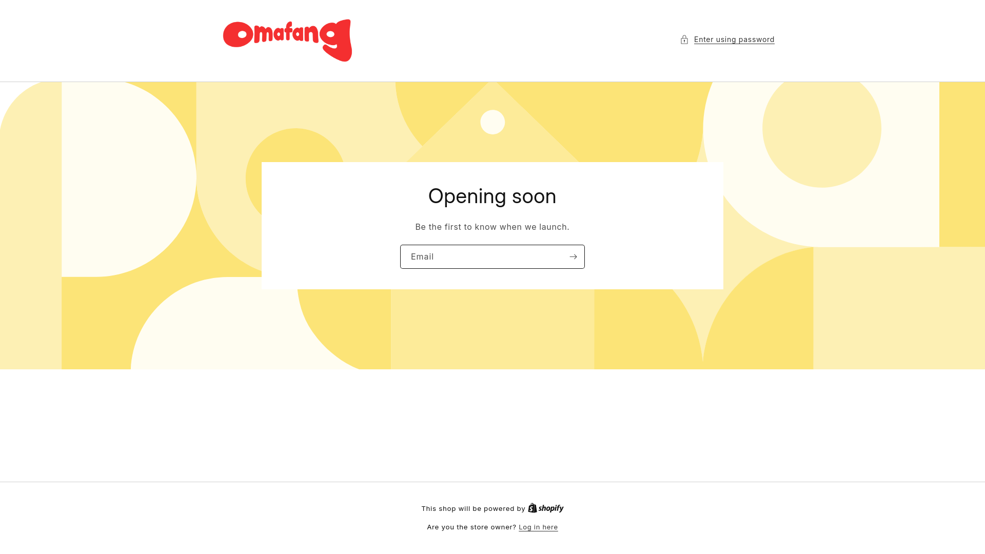 website screenshot of https://omafang.com/