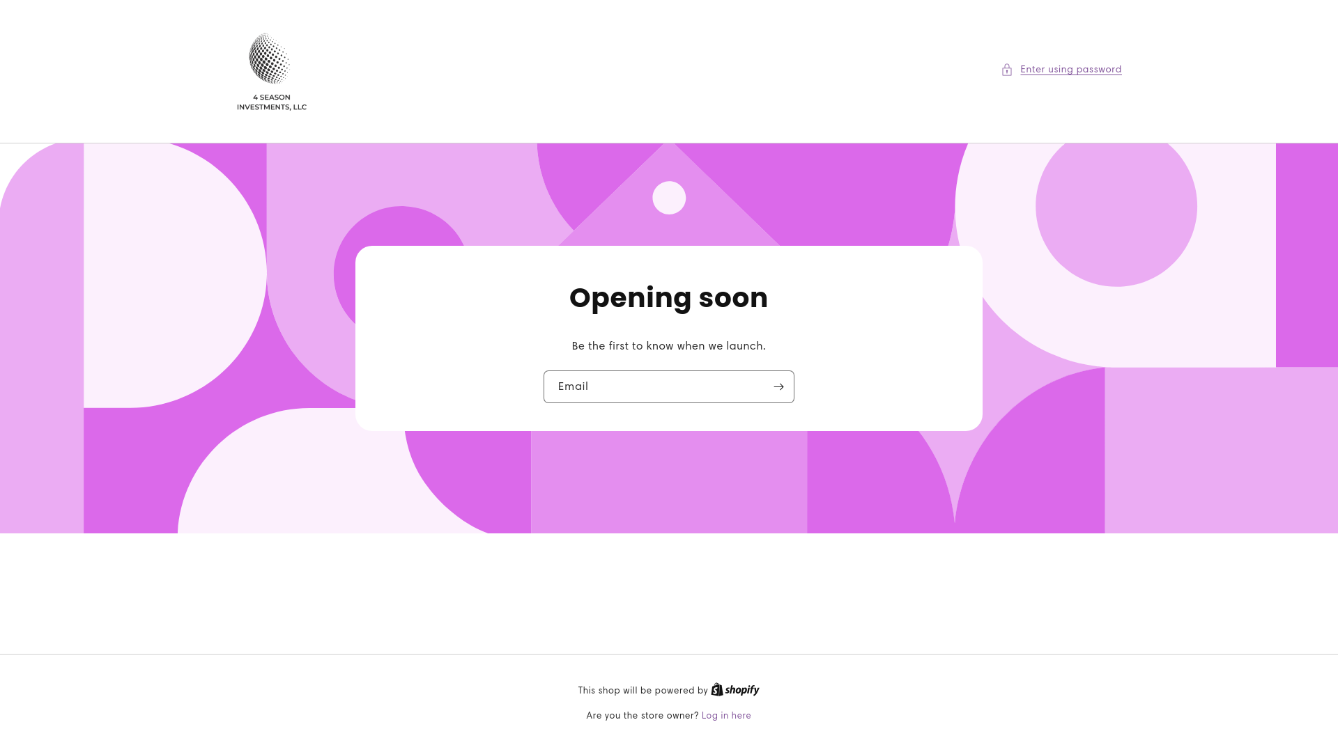 website screenshot of https://4seasoninvestmentsllc.online/