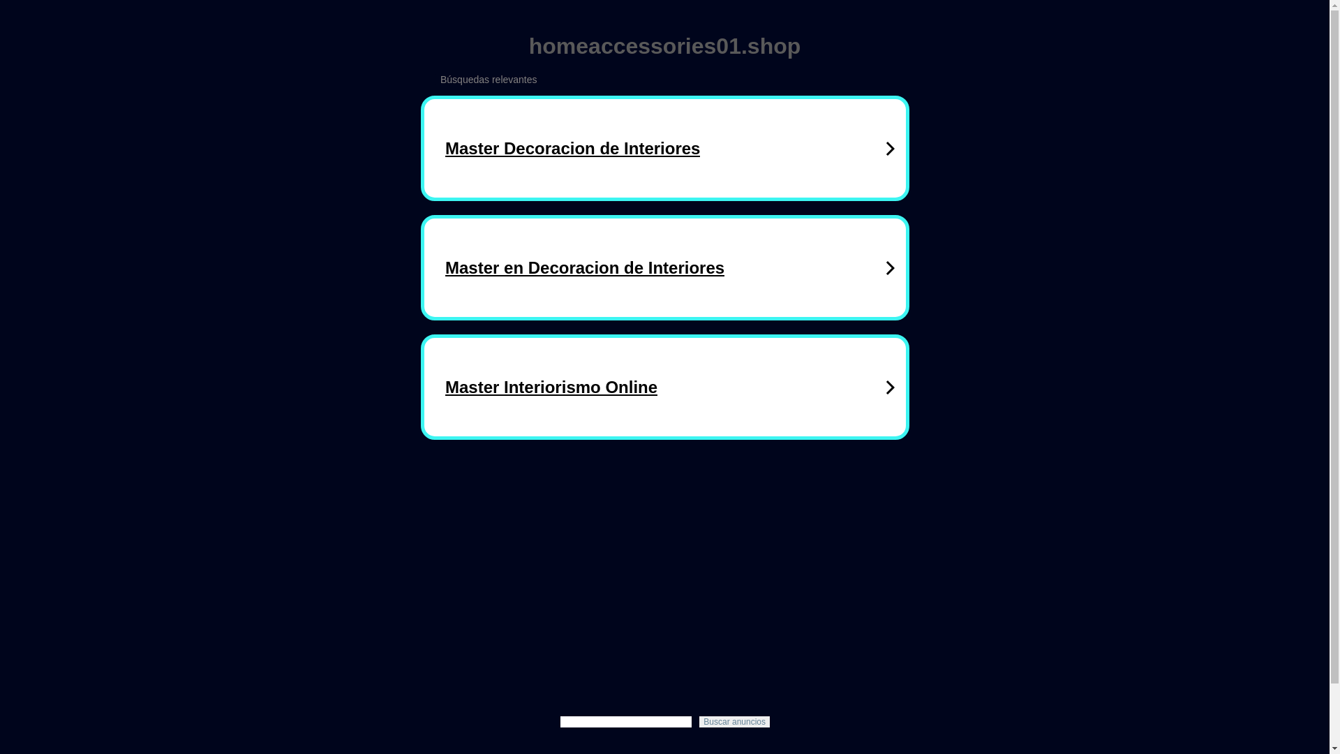 website screenshot of https://homeaccessories01.shop/
