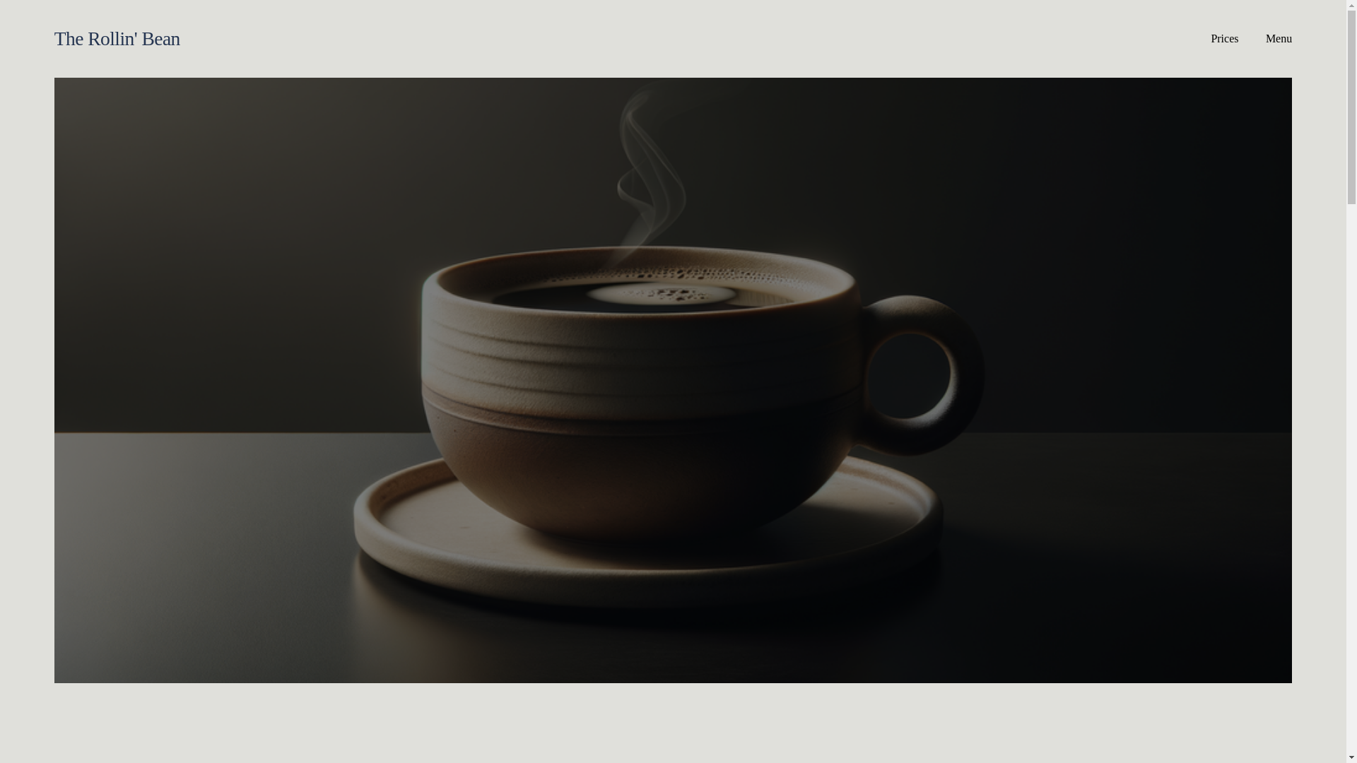 website screenshot of https://therollinbean.org/
