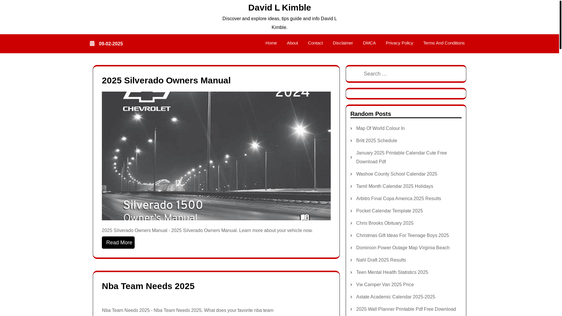 website screenshot of https://davidlkimbled.pages.dev/