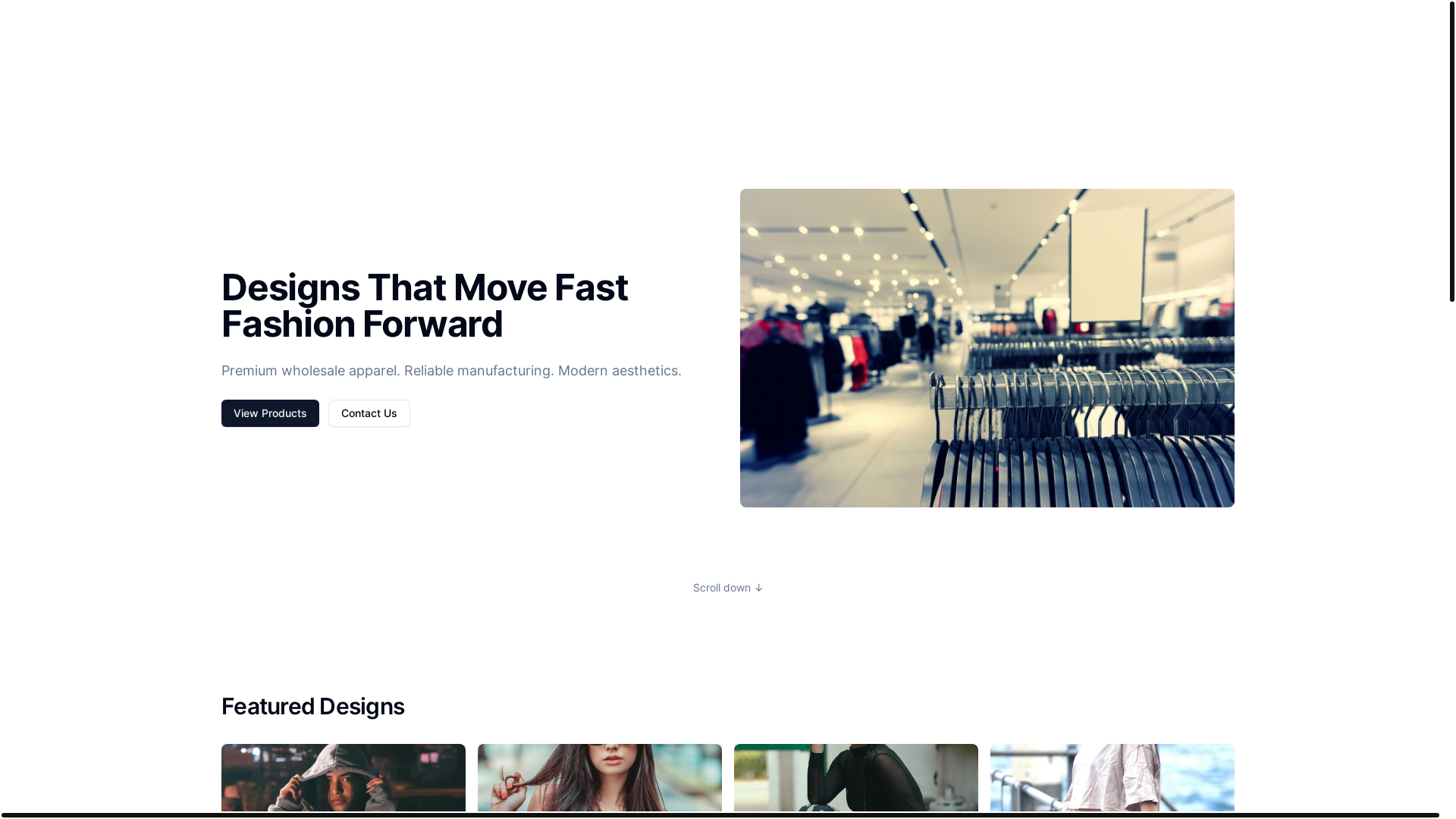 website screenshot of https://laglowcorp.com/