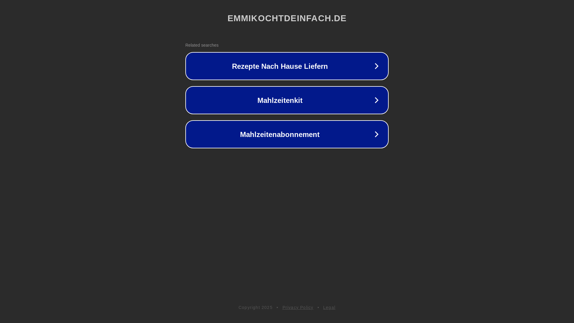 website screenshot of https://emmikochtdeinfach.de/