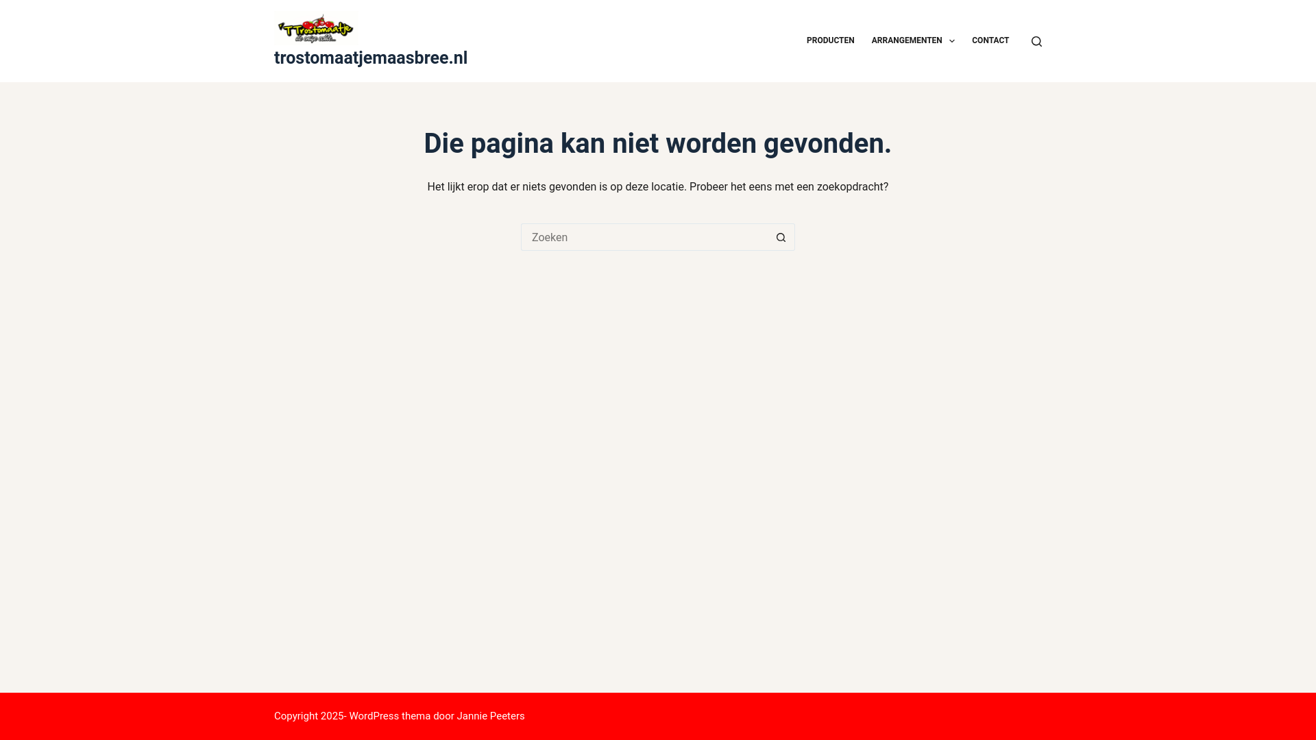 website screenshot of https://trostomaatjemaasbree.nl/