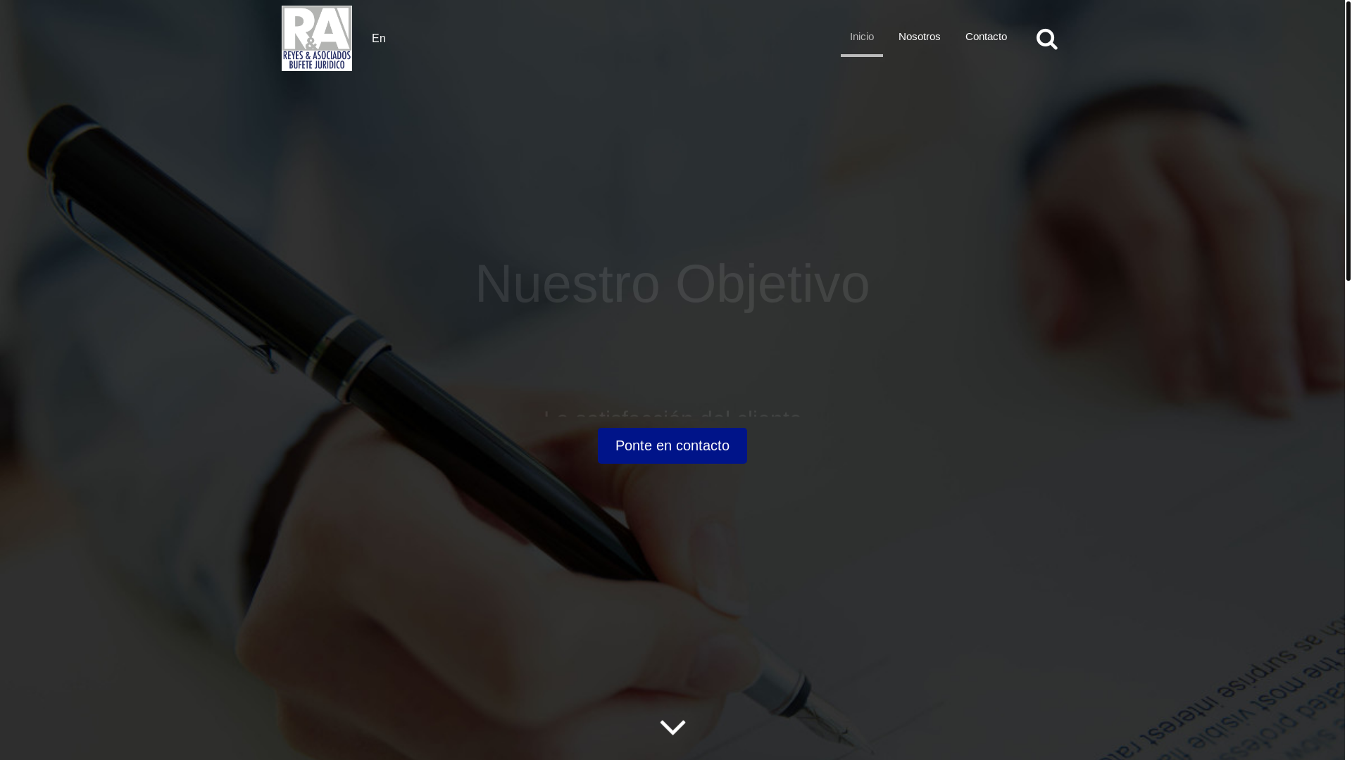 website screenshot of http://bufetereyes.com/