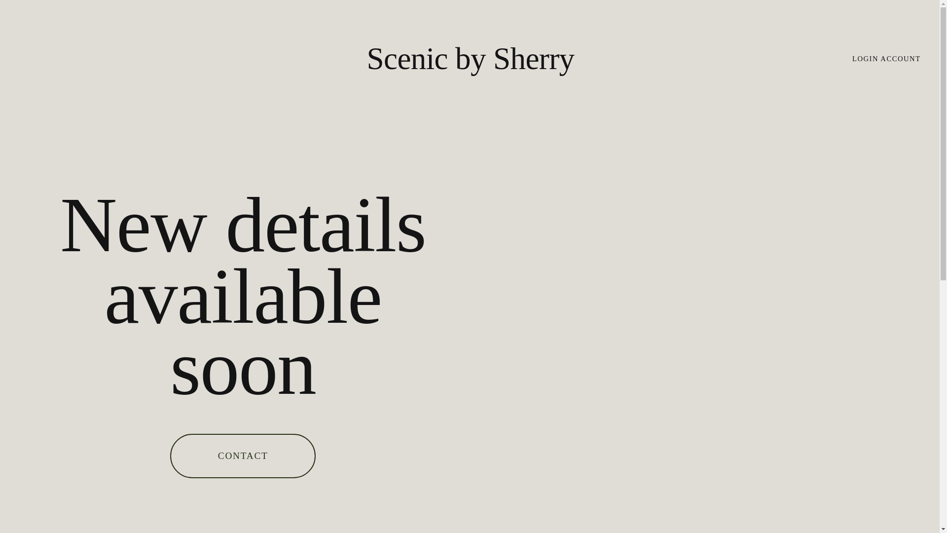 website screenshot of https://scenicbysherry.com/