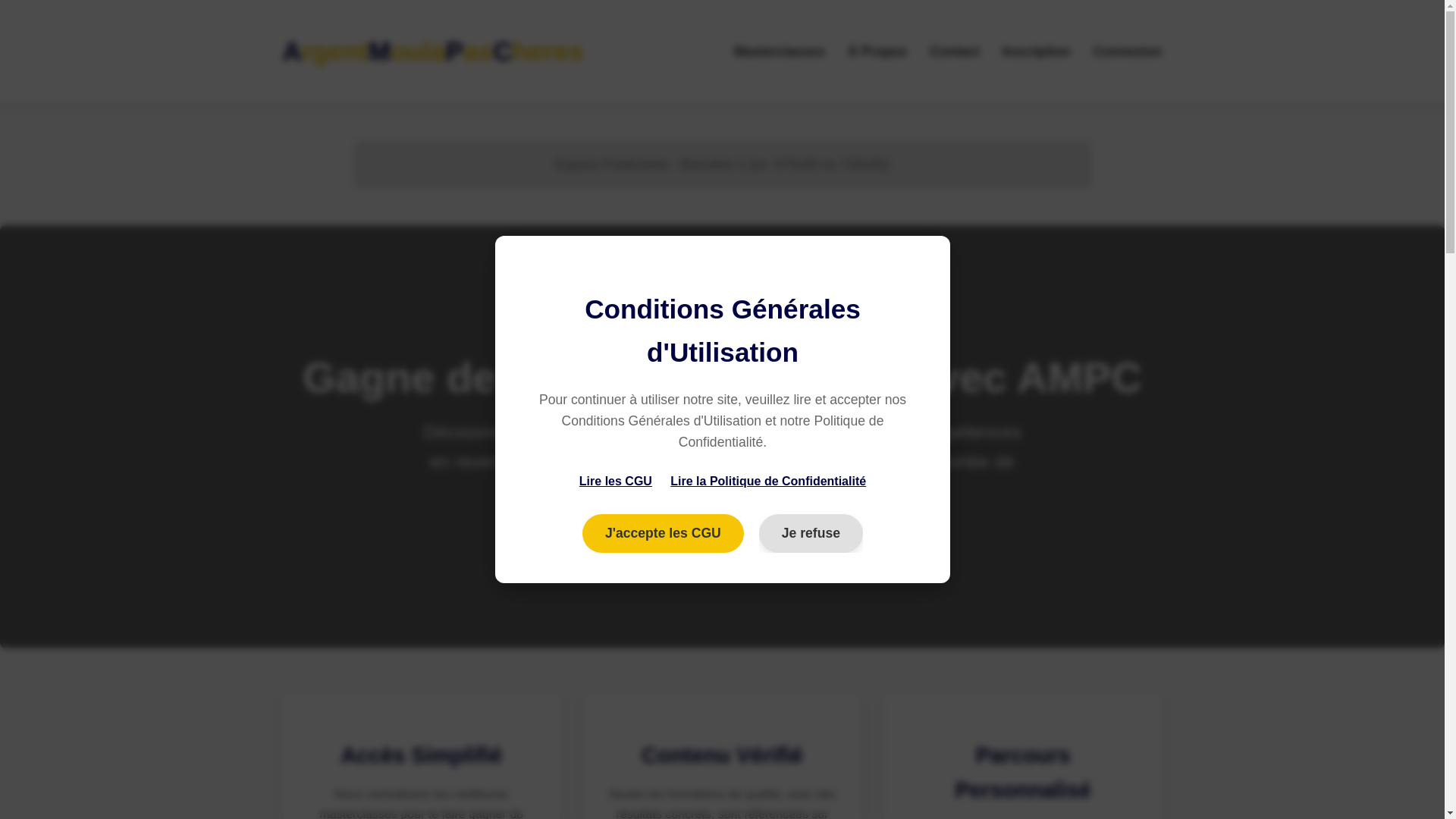 website screenshot of https://argentmoulapascheres.ovh/