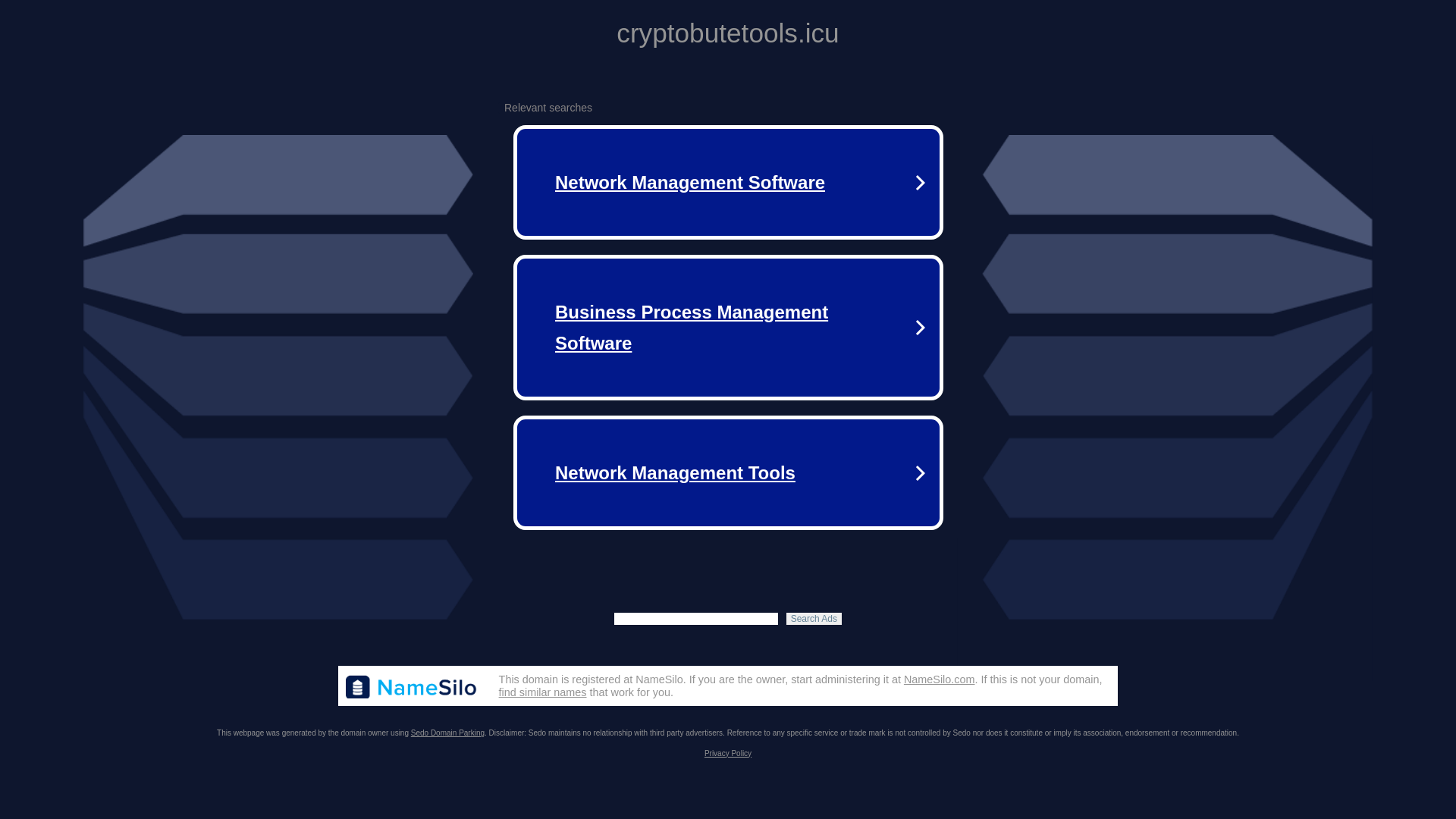 website screenshot of https://cryptobutetools.icu/