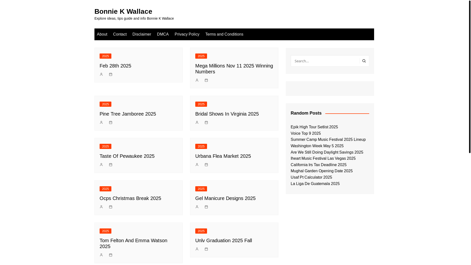 website screenshot of https://bonniekwallaceg.pages.dev/