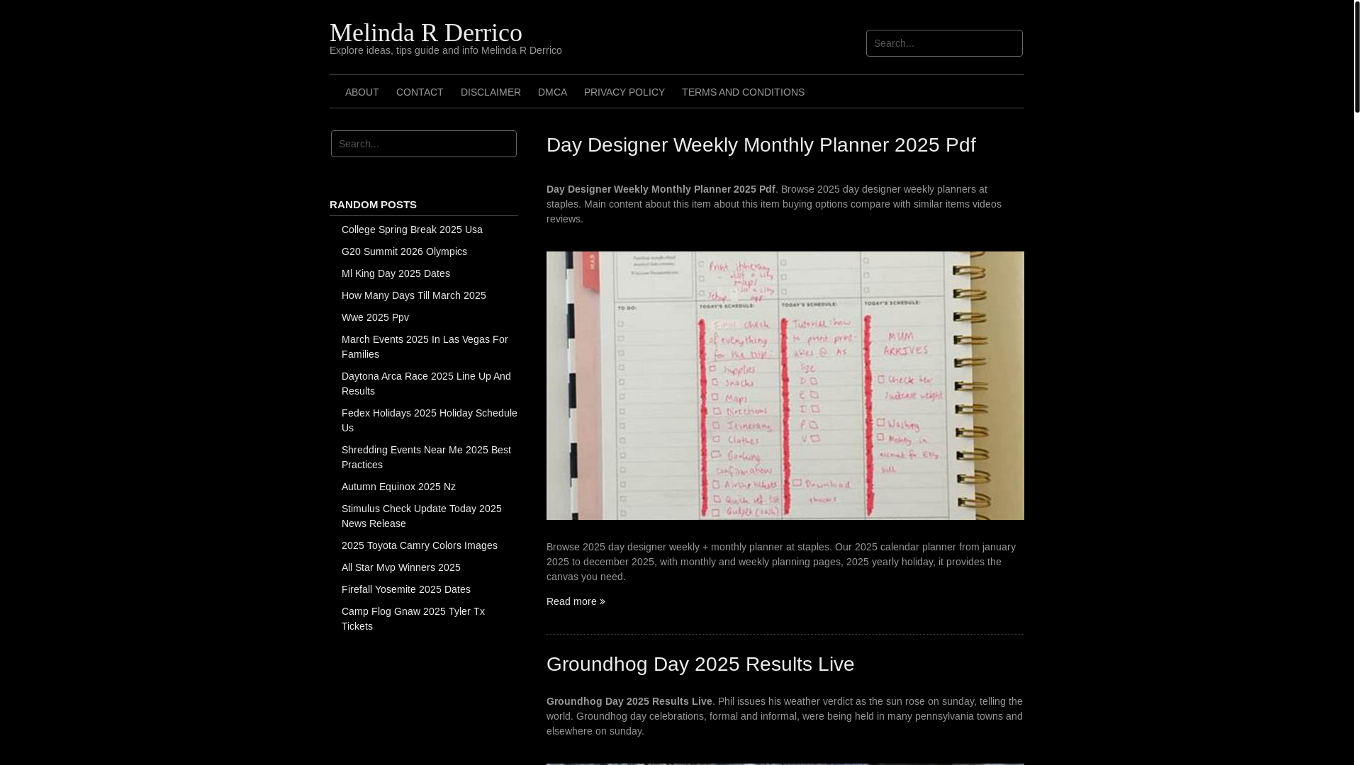 website screenshot of https://melindarderricom.pages.dev/