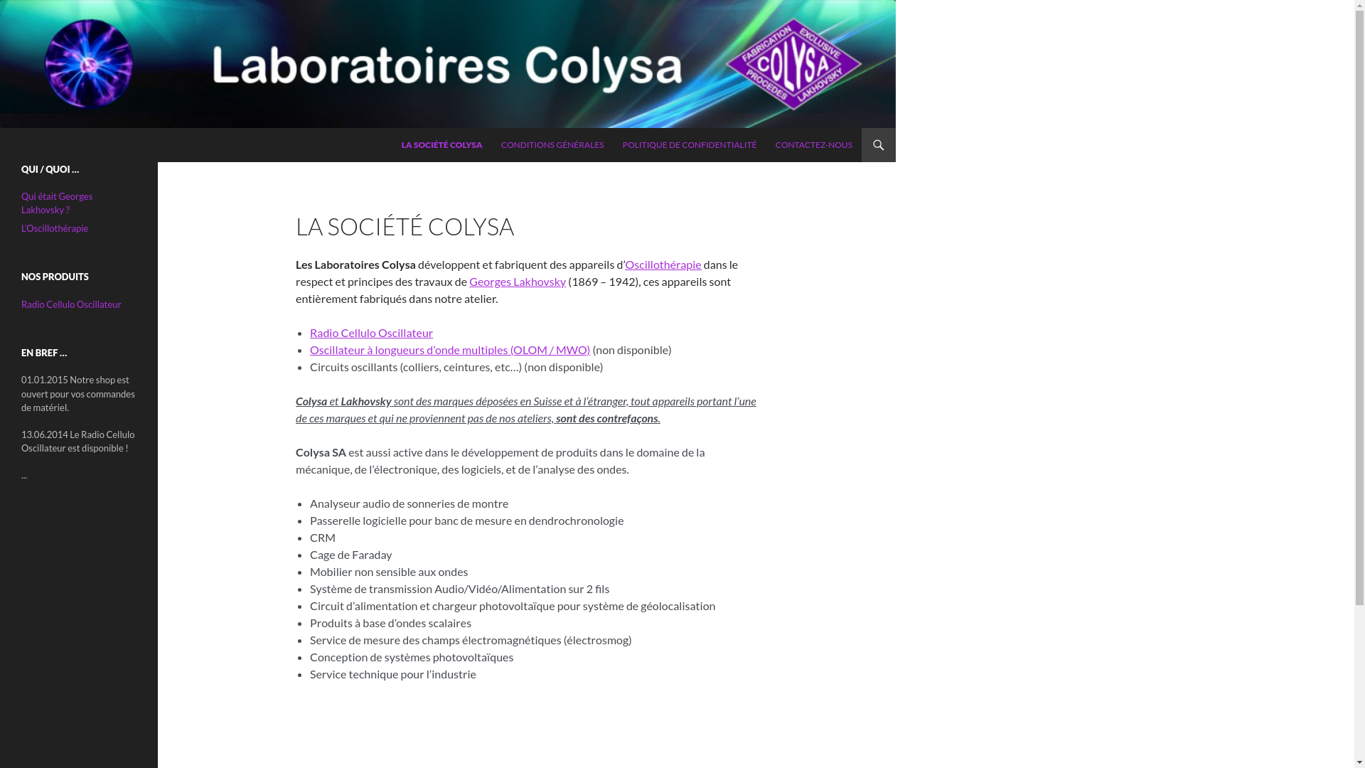 website screenshot of https://radiocellulooscillator.com/