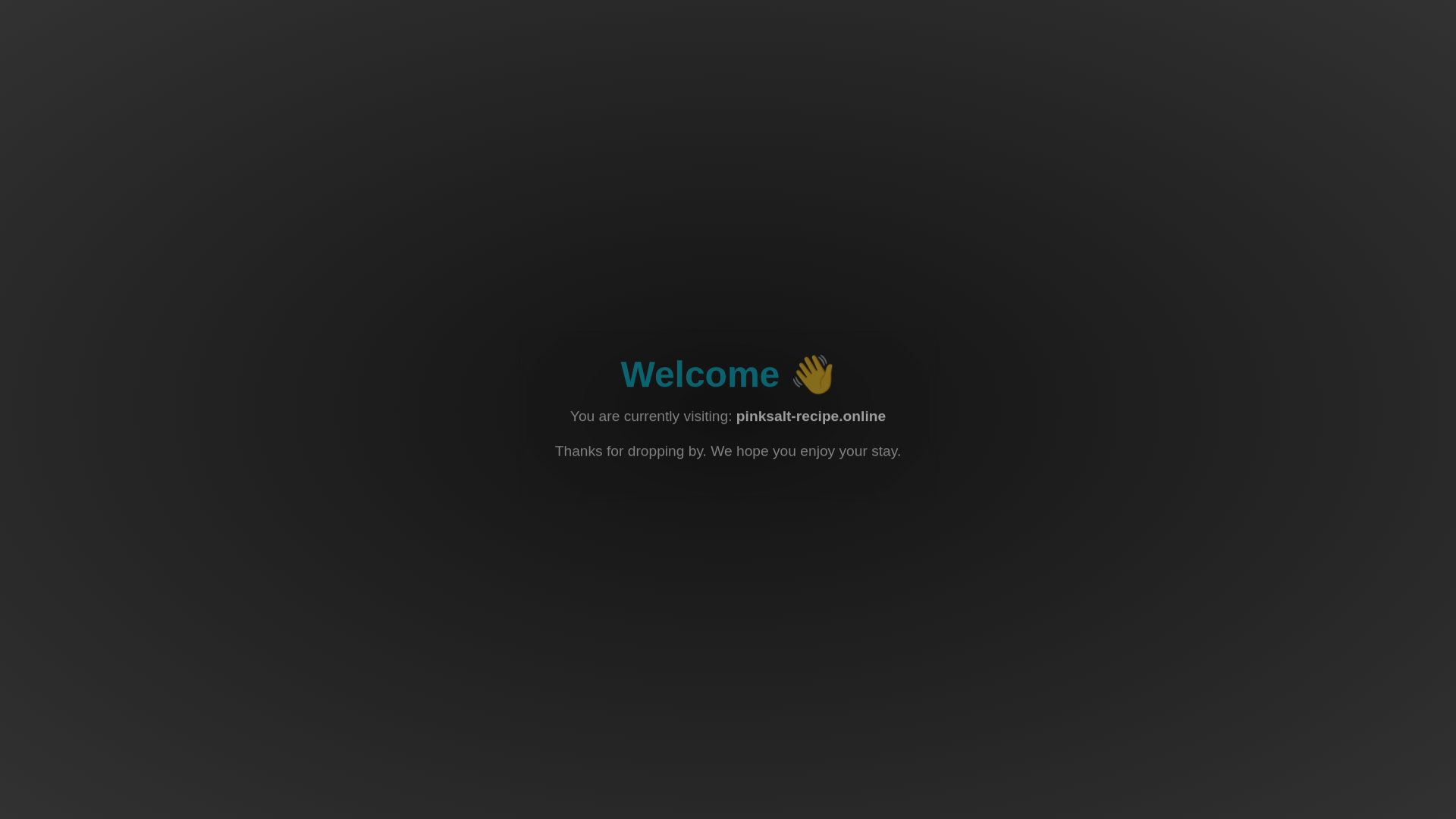 website screenshot of https://pinksalt-recipe.online/