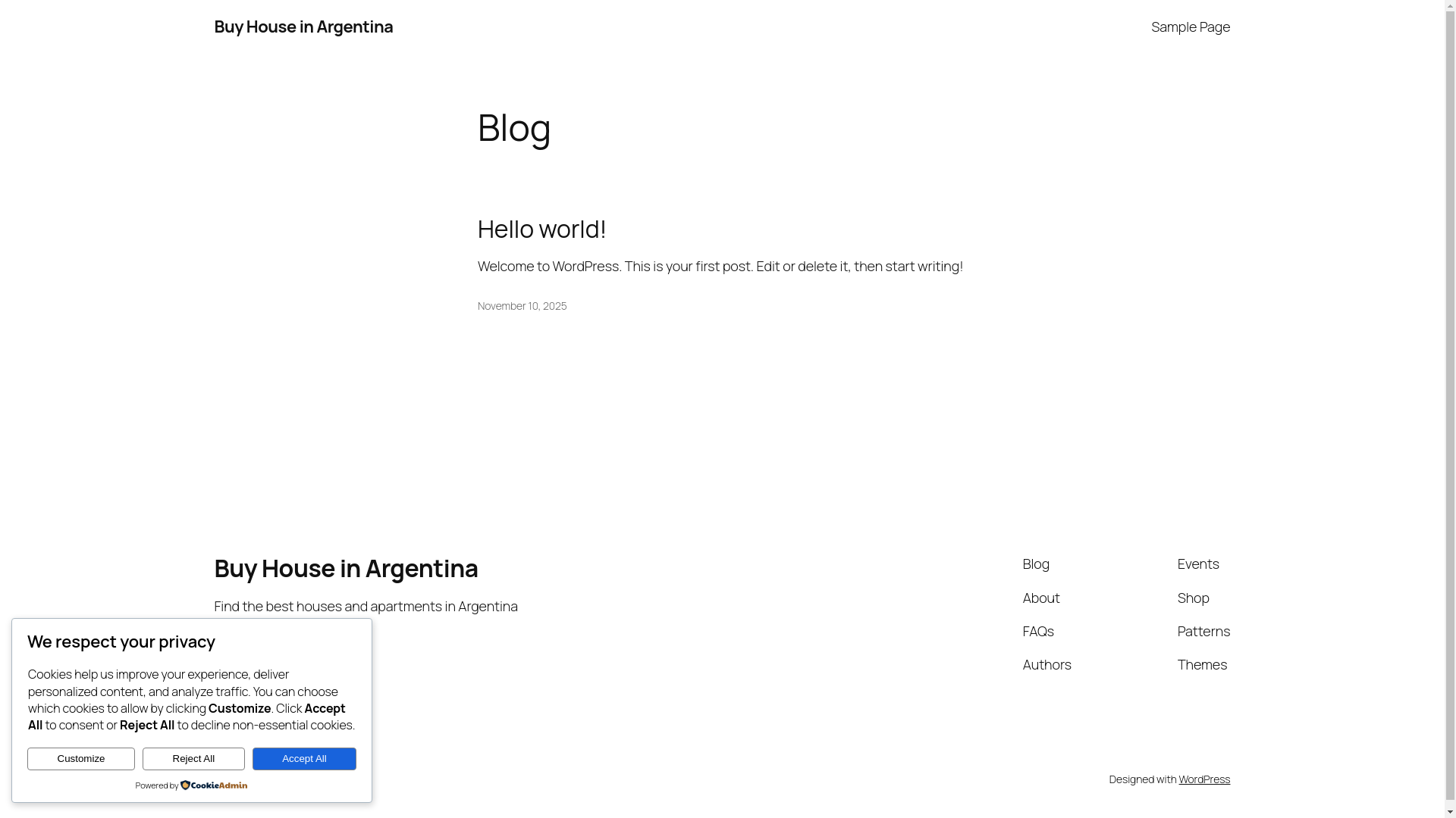 website screenshot of https://buyhouseinargentina.com/