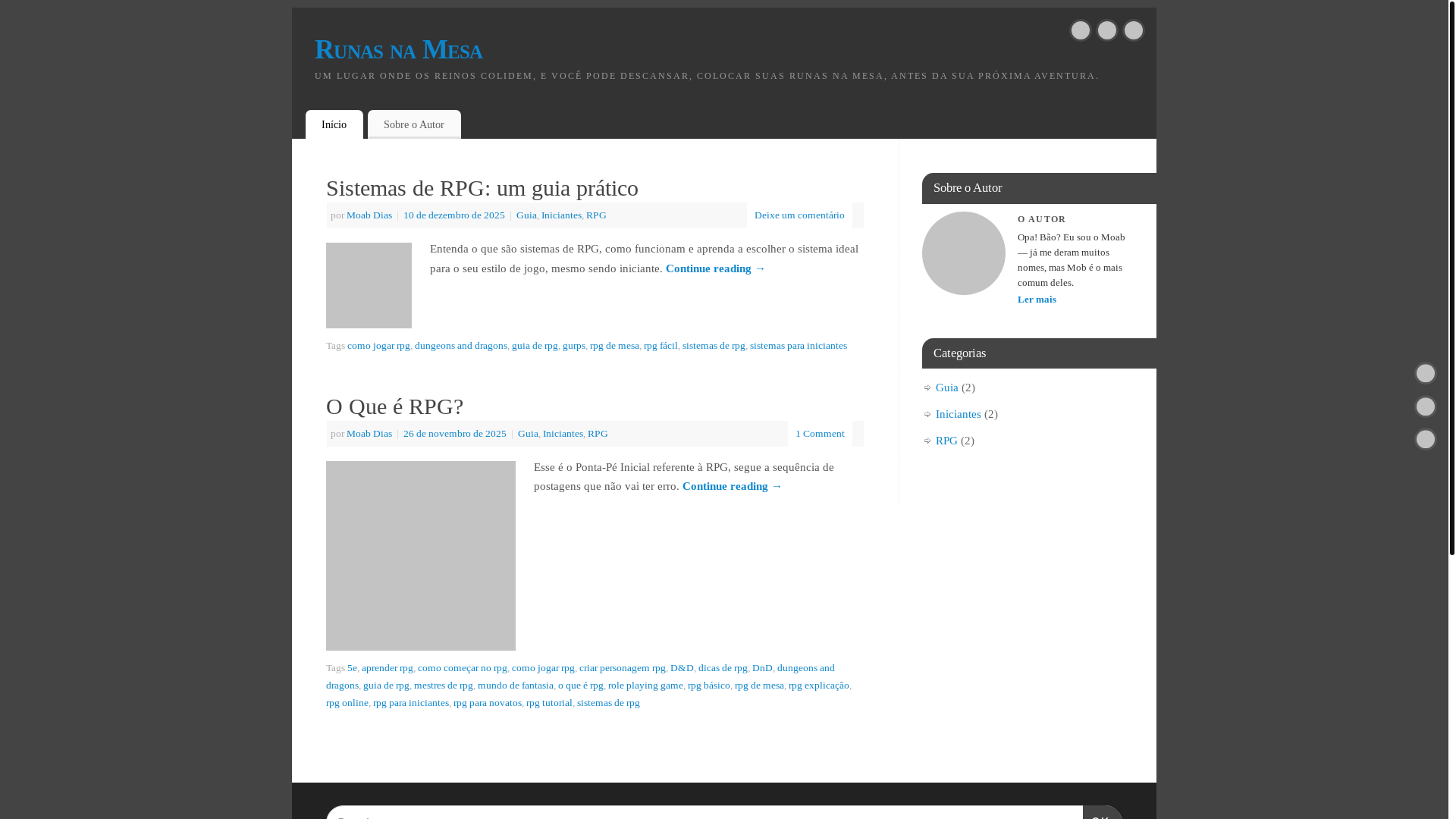 website screenshot of https://runasnamesa.com.br/