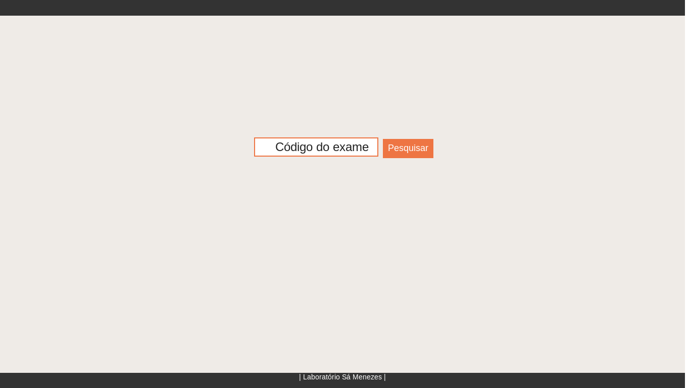 website screenshot of https://labsamenezes.com.br/