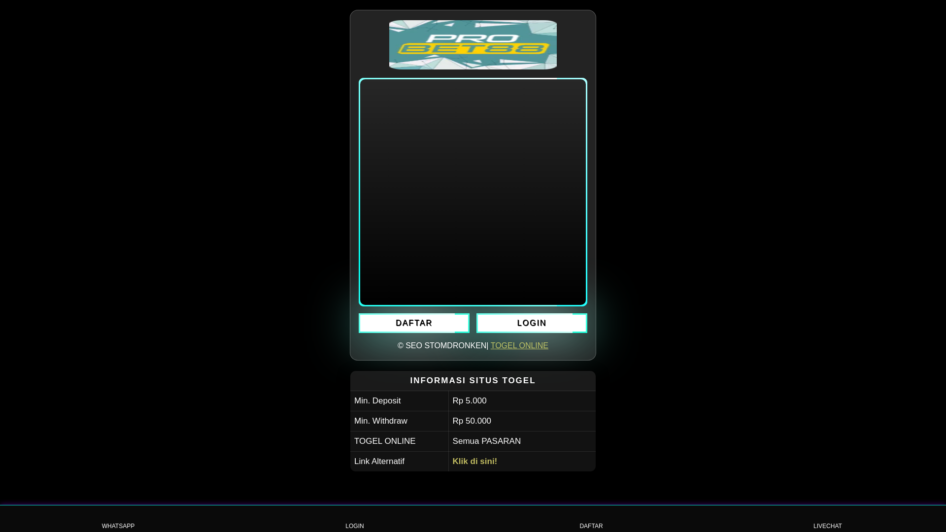 website screenshot of https://probet88-f0i.pages.dev/