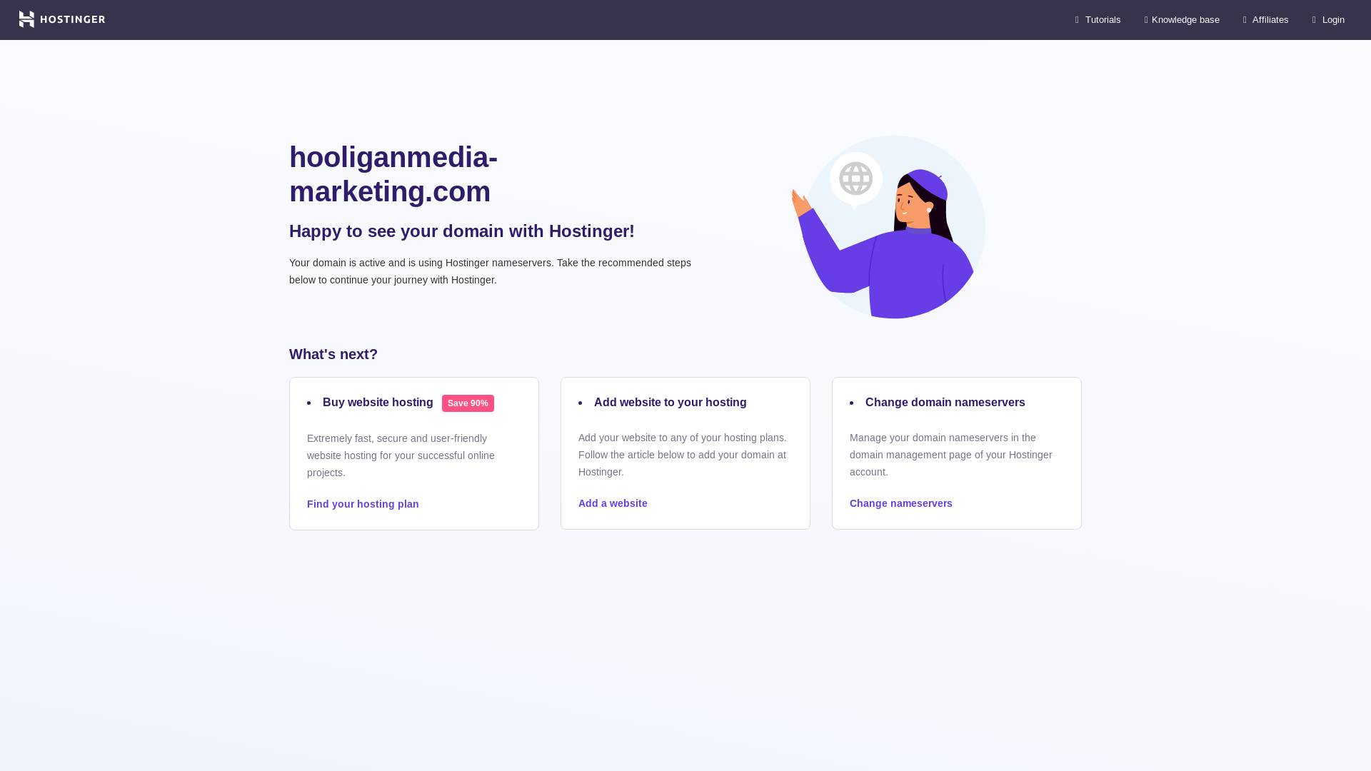 website screenshot of https://hooliganmedia-marketing.com/