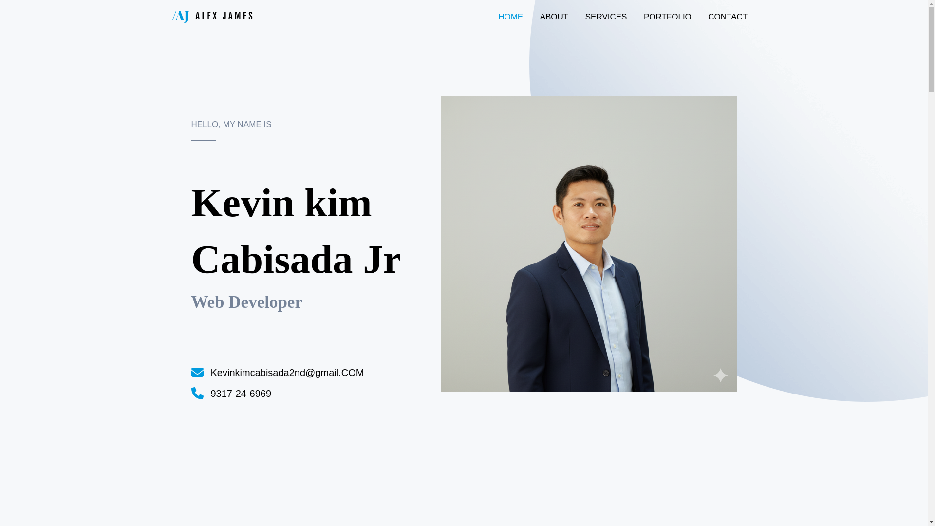 website screenshot of https://kevinkim.shop/