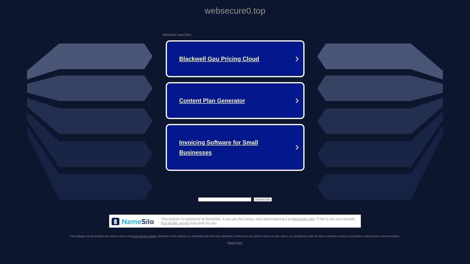 website screenshot of https://websecure0.top/