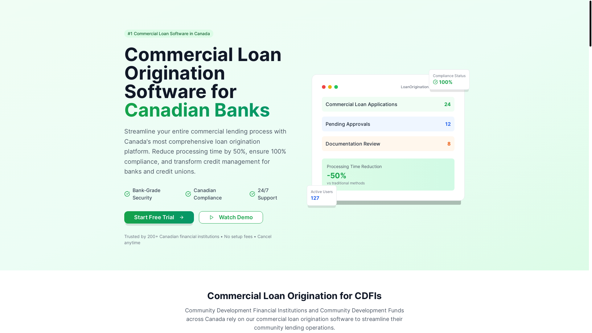 website screenshot of https://loan-origination-simplified.pages.dev/
