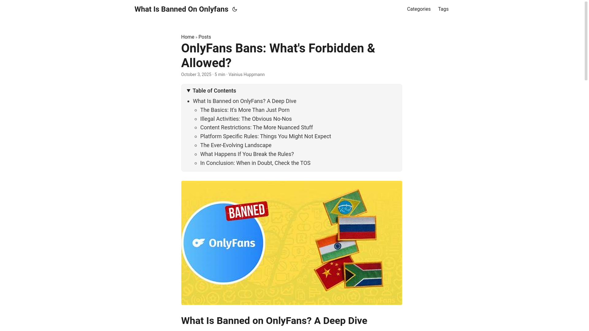 website screenshot of https://what-is-banned-on-onlyfans.pages.dev/