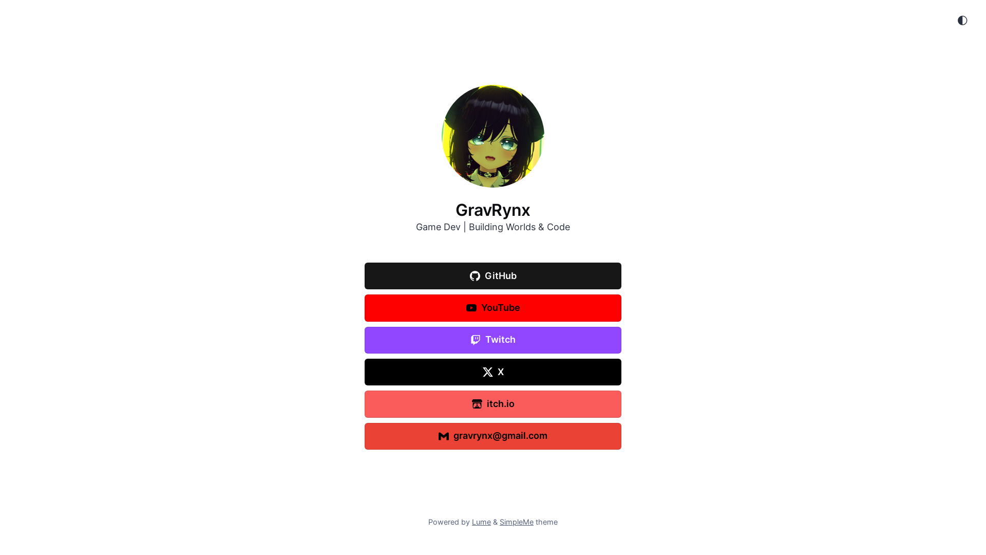 website screenshot of https://gravrynx.com/