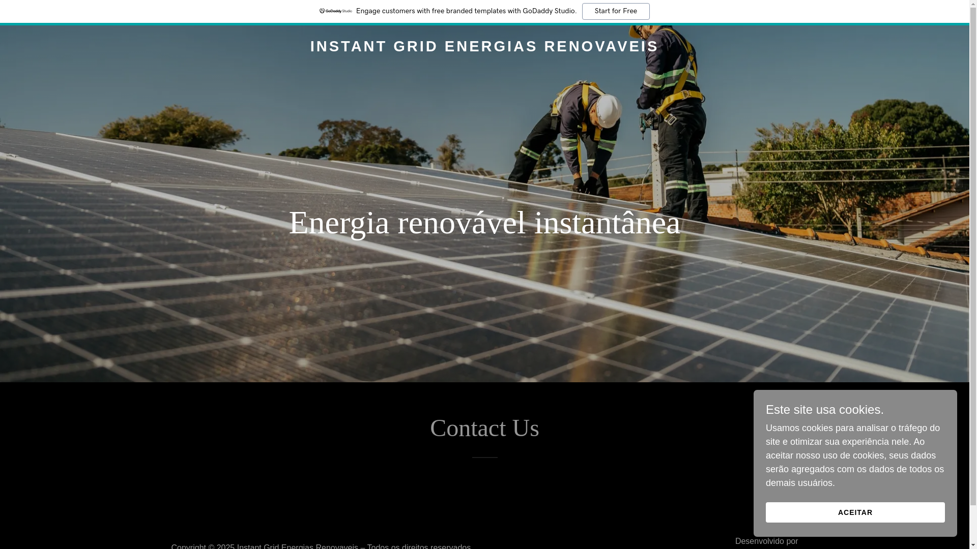 website screenshot of https://instantgrid.com.br/