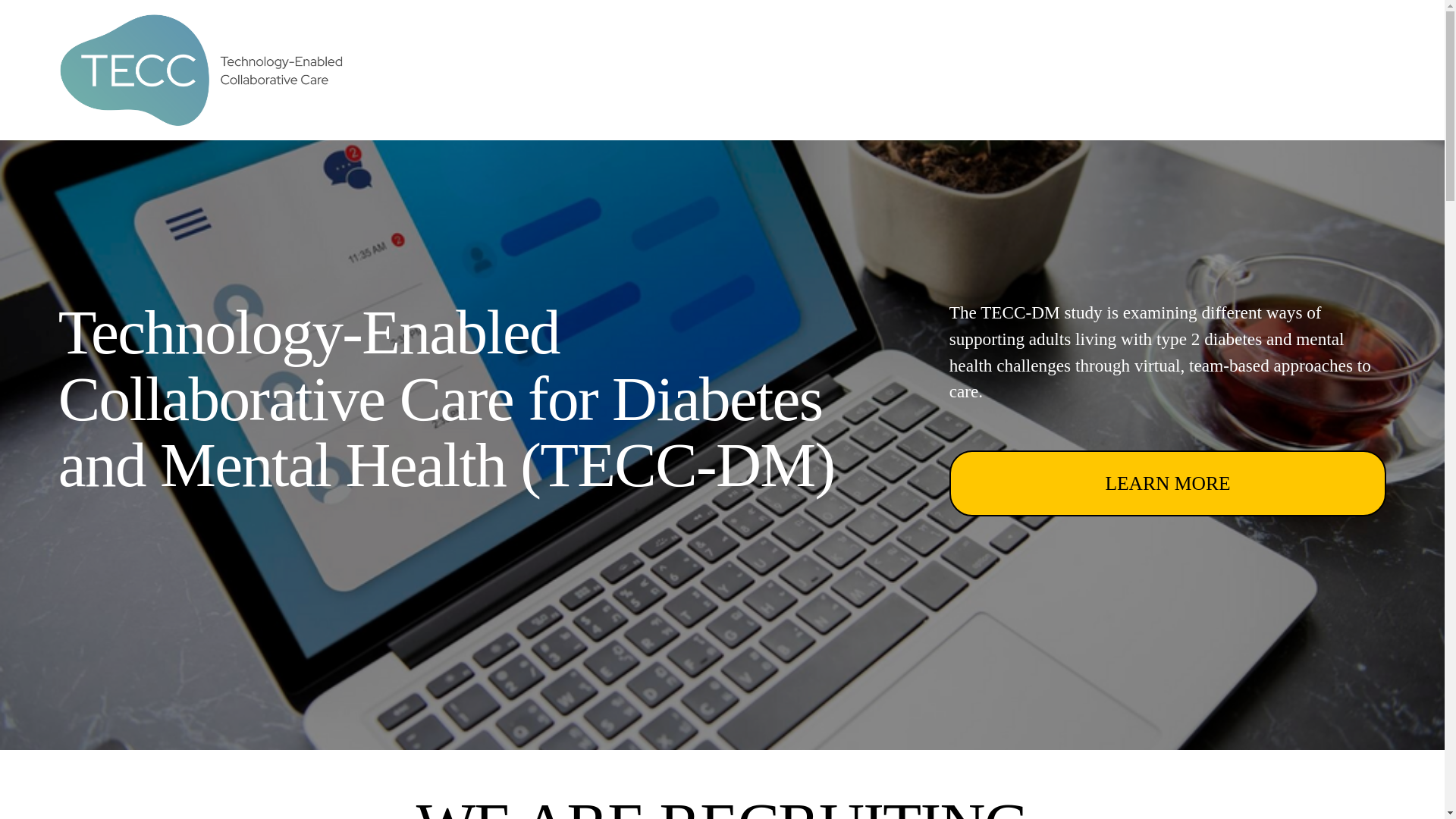 website screenshot of https://teccdm.ca/