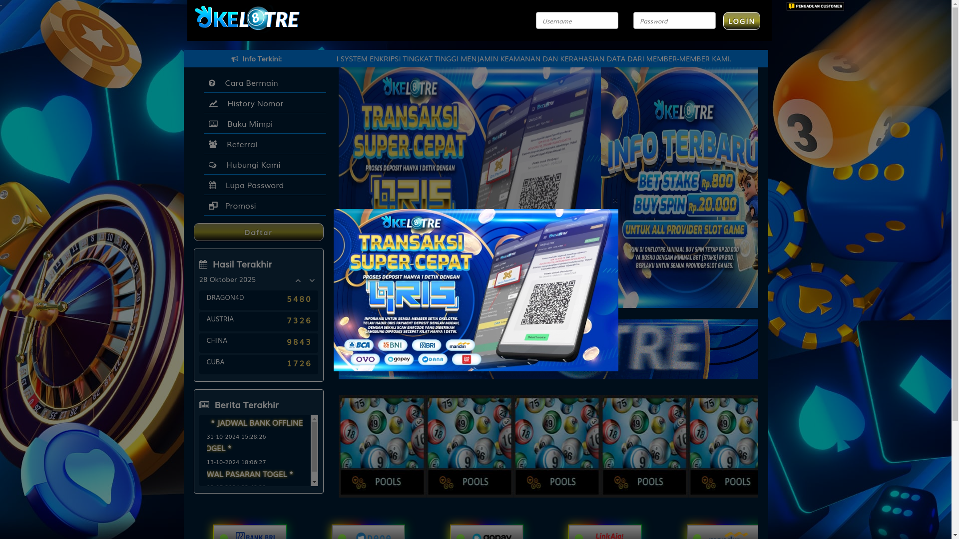 website screenshot of https://oke1abc.store/