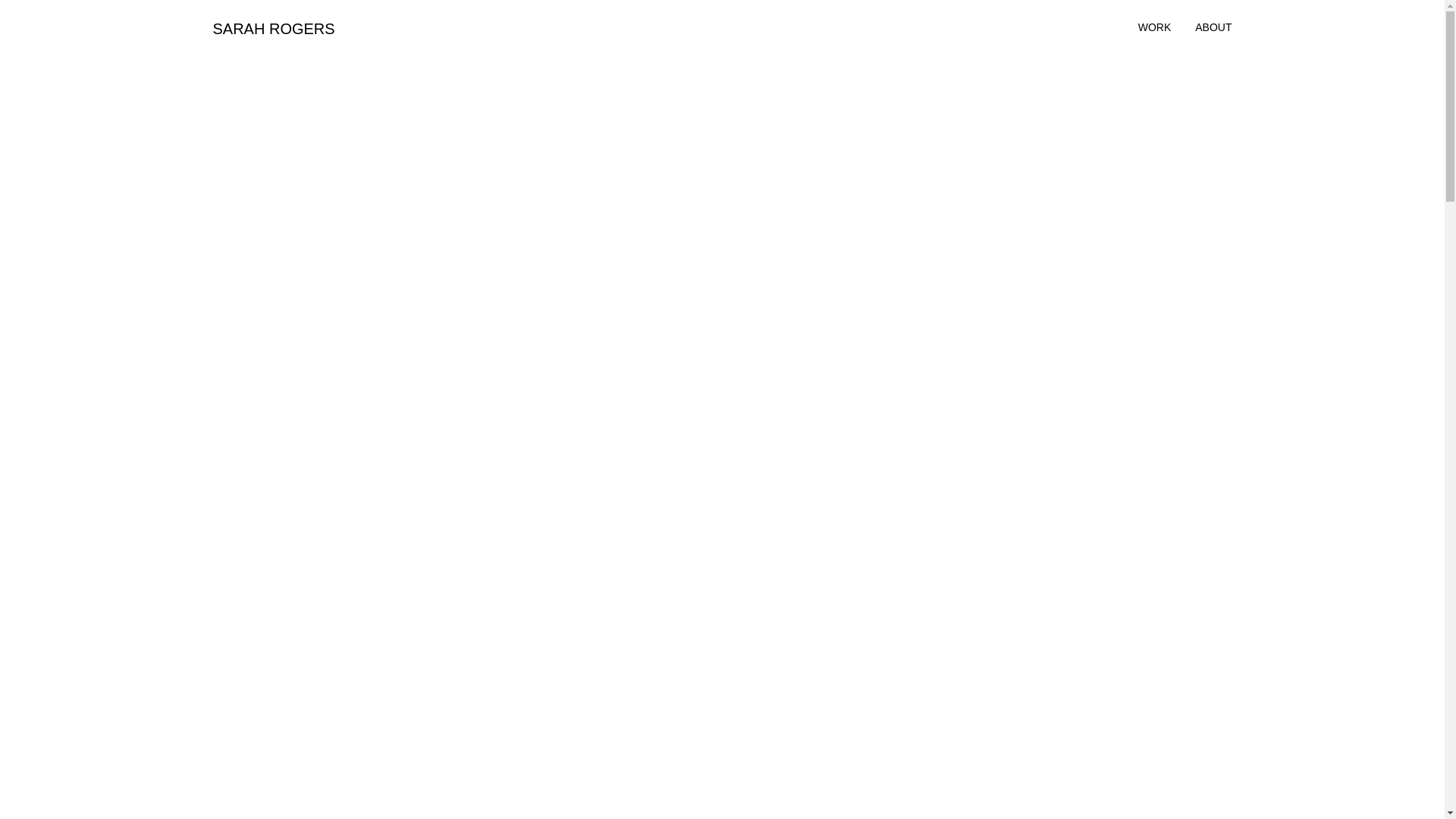 website screenshot of https://sarahrogers.design/