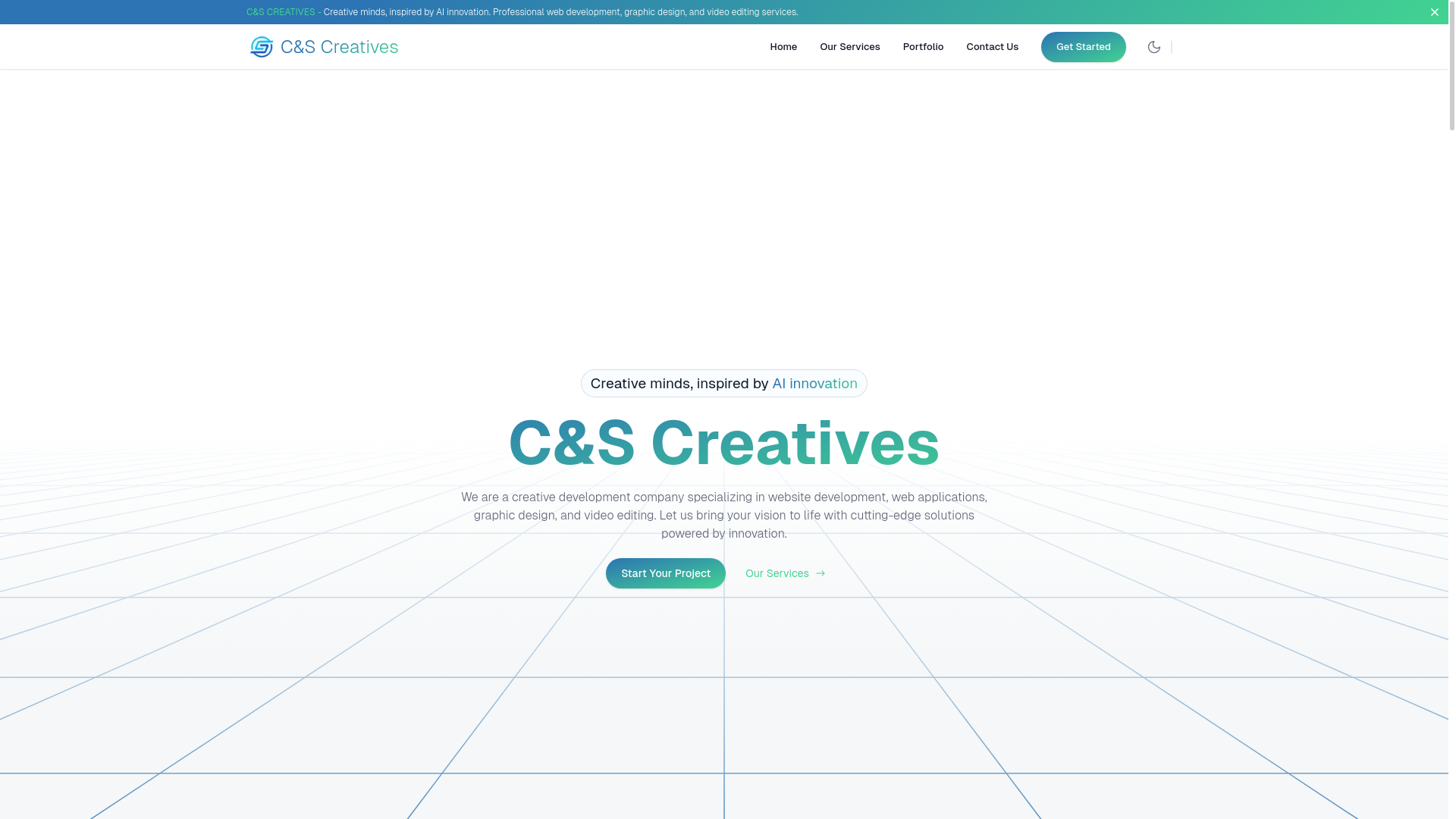 website screenshot of https://scenzy.website/