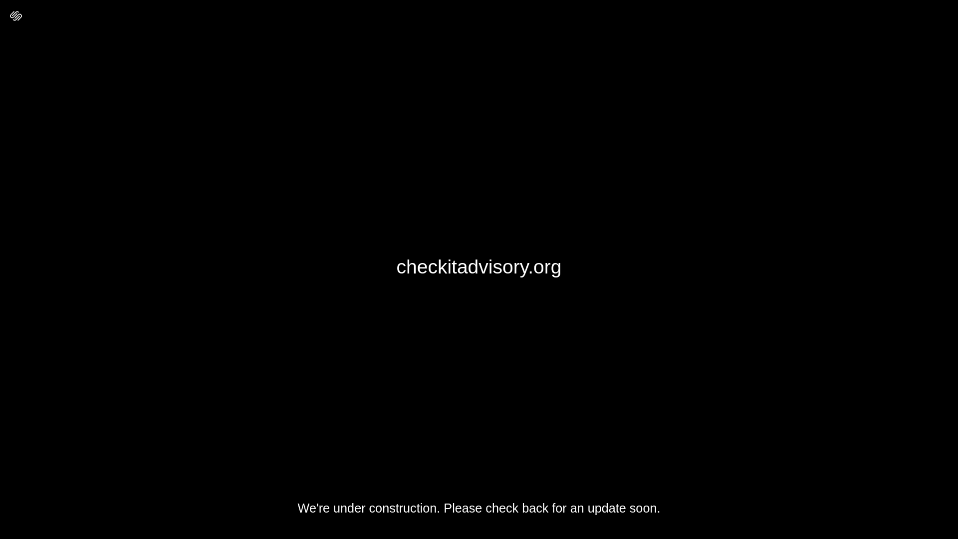 website screenshot of https://checkitadvisory.org/