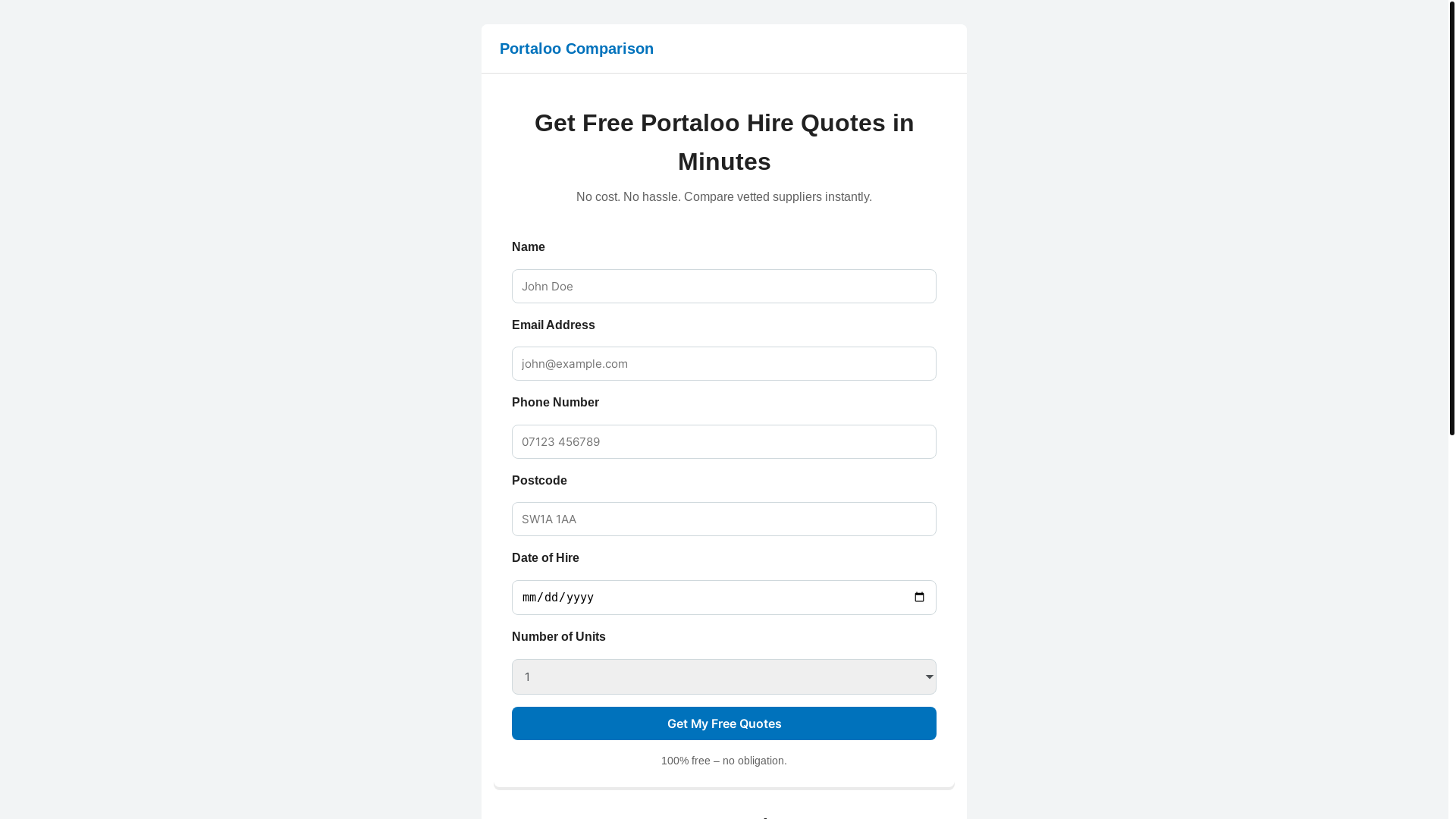 website screenshot of https://portaloocomparison.pages.dev/