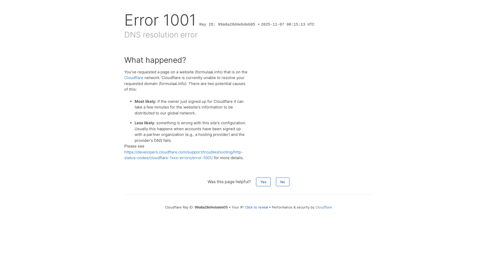 website screenshot of https://formulaai.info/