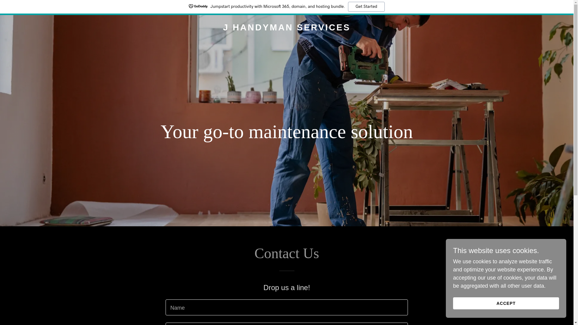 website screenshot of https://jhandymanservicesmt.com/