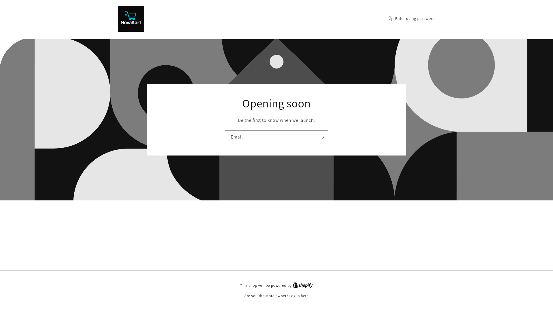 website screenshot of https://novakartt.com/